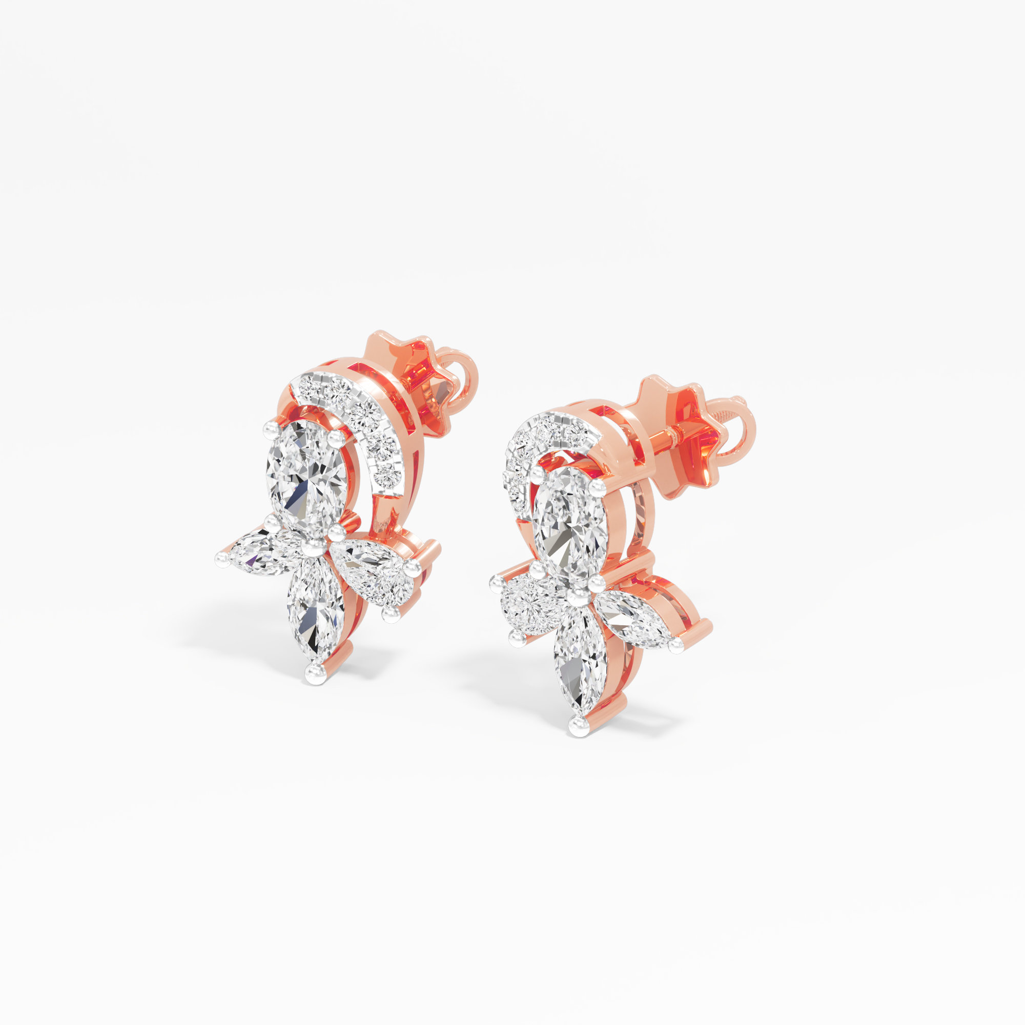 Stellar Bloom Stud Earrings