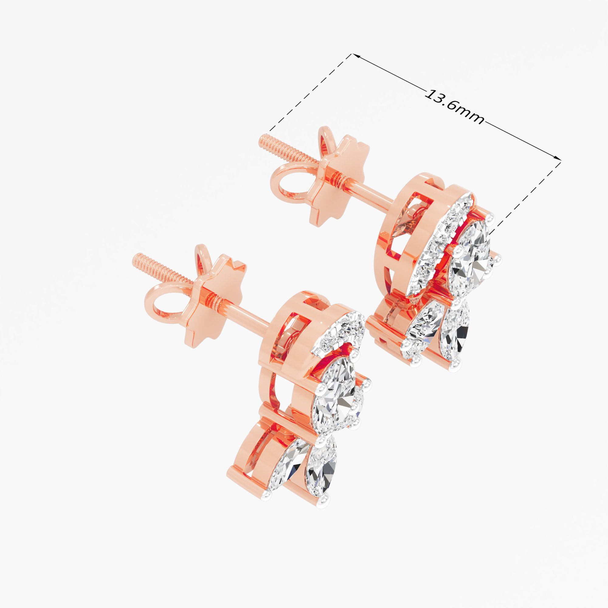 Stellar Bloom Stud Earrings
