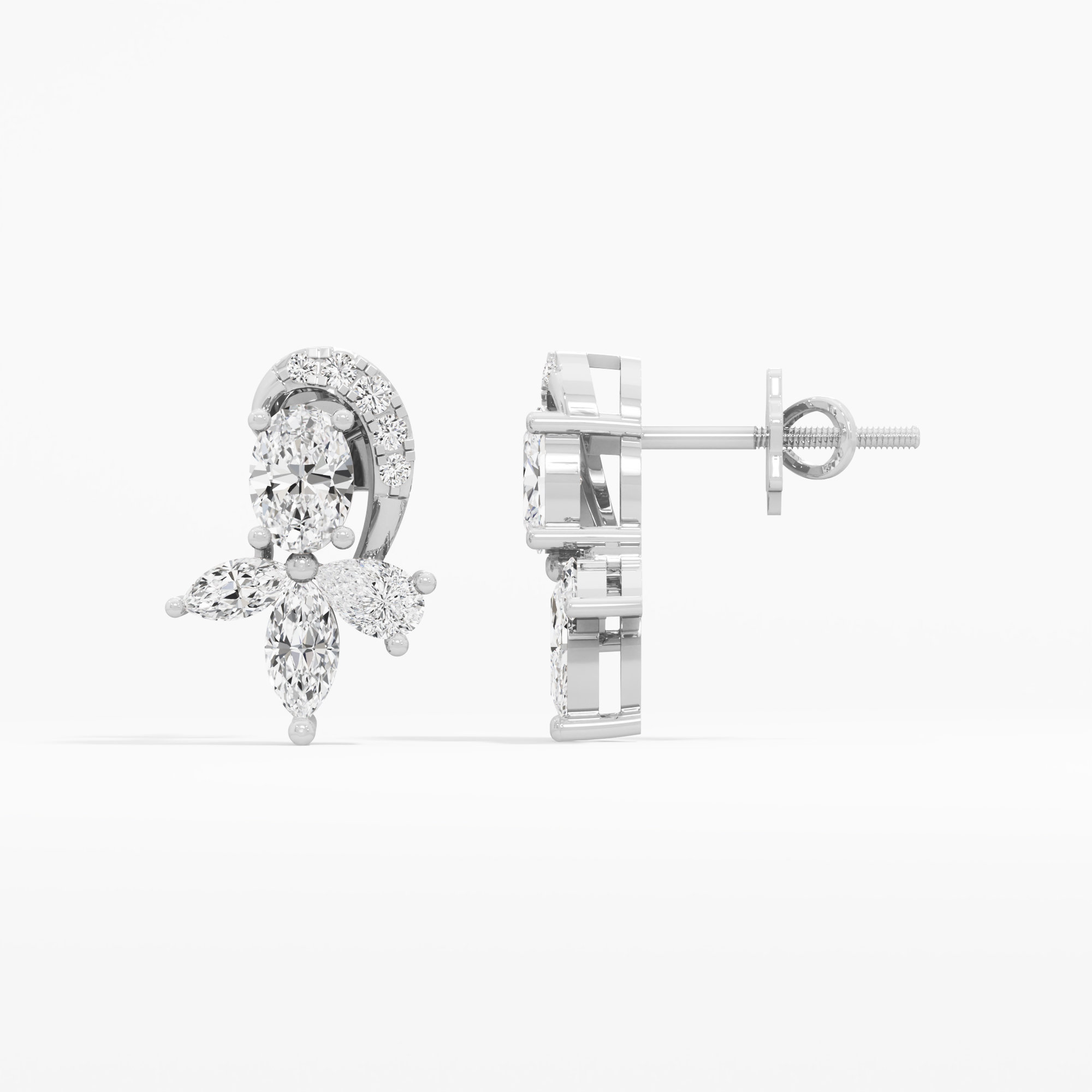 Stellar Bloom Stud Earrings