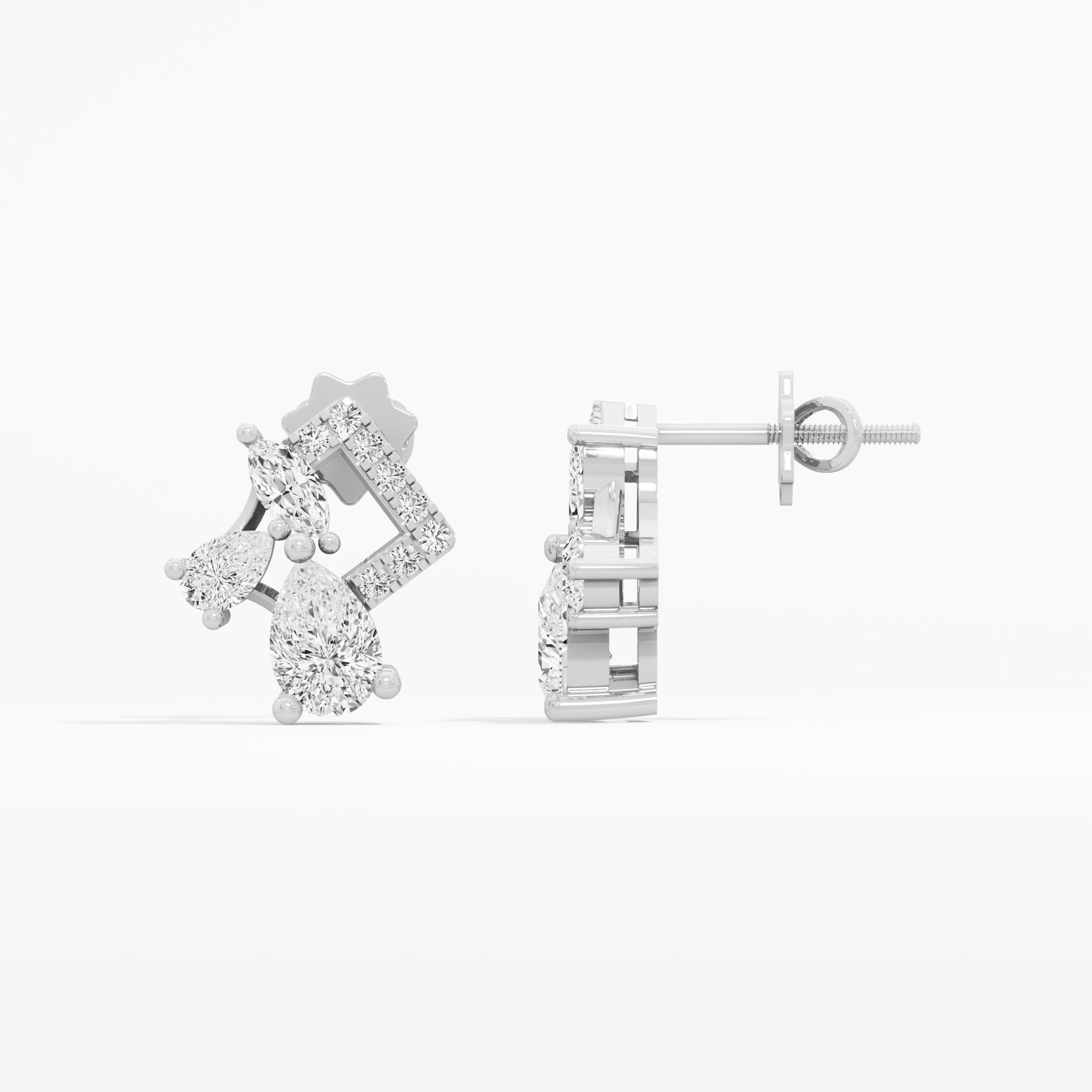 Radiant Bloom Stud Earrings