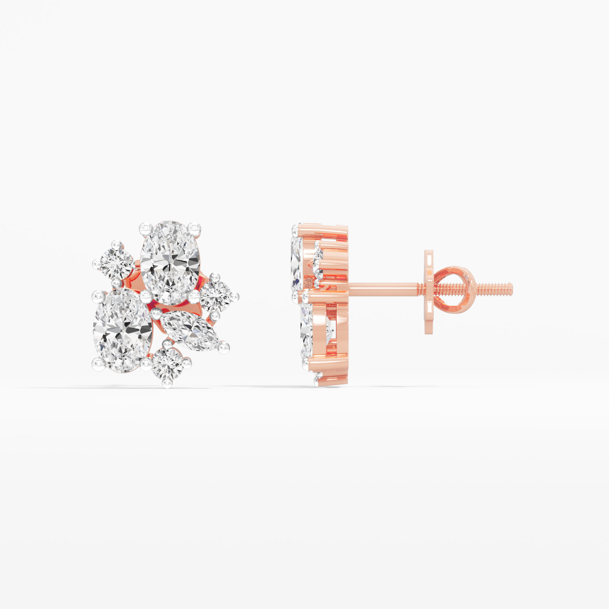 Radiant Constellation Stud Earrings
