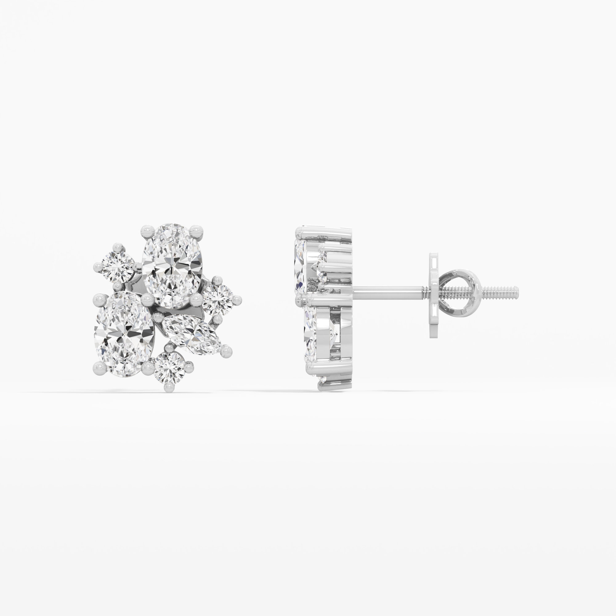 Radiant Constellation Stud Earrings
