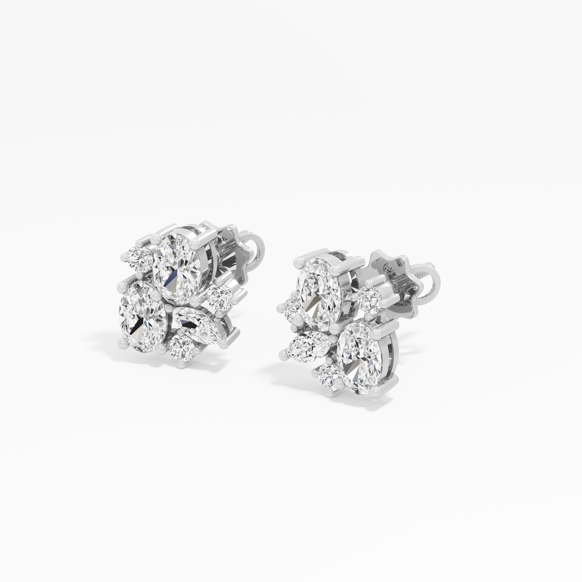 Radiant Constellation Stud Earrings