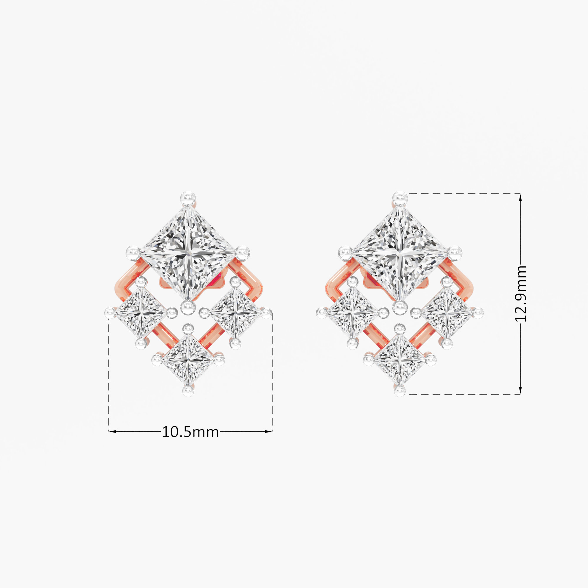 Zara Radiance Stud Earrings