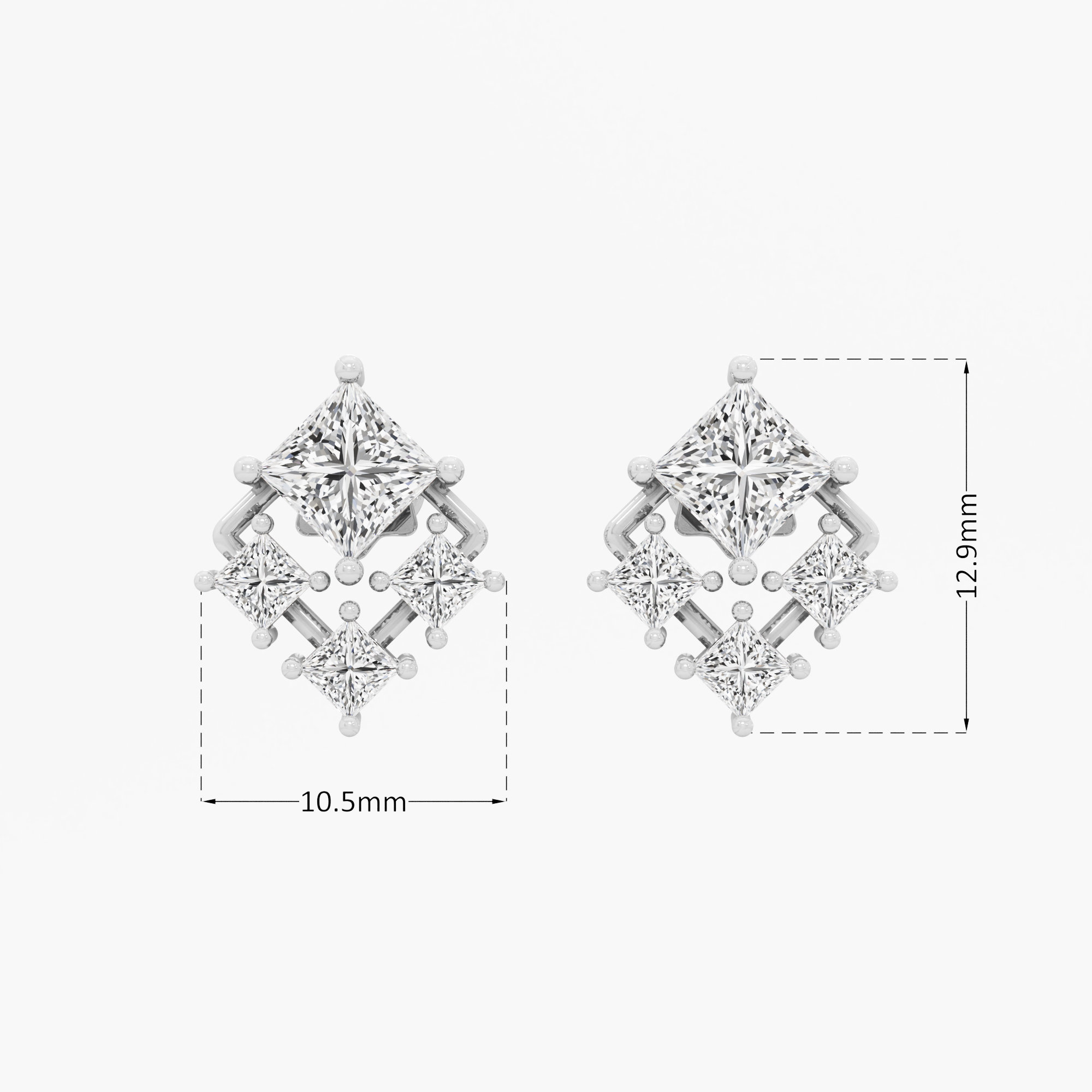 Zara Radiance Stud Earrings