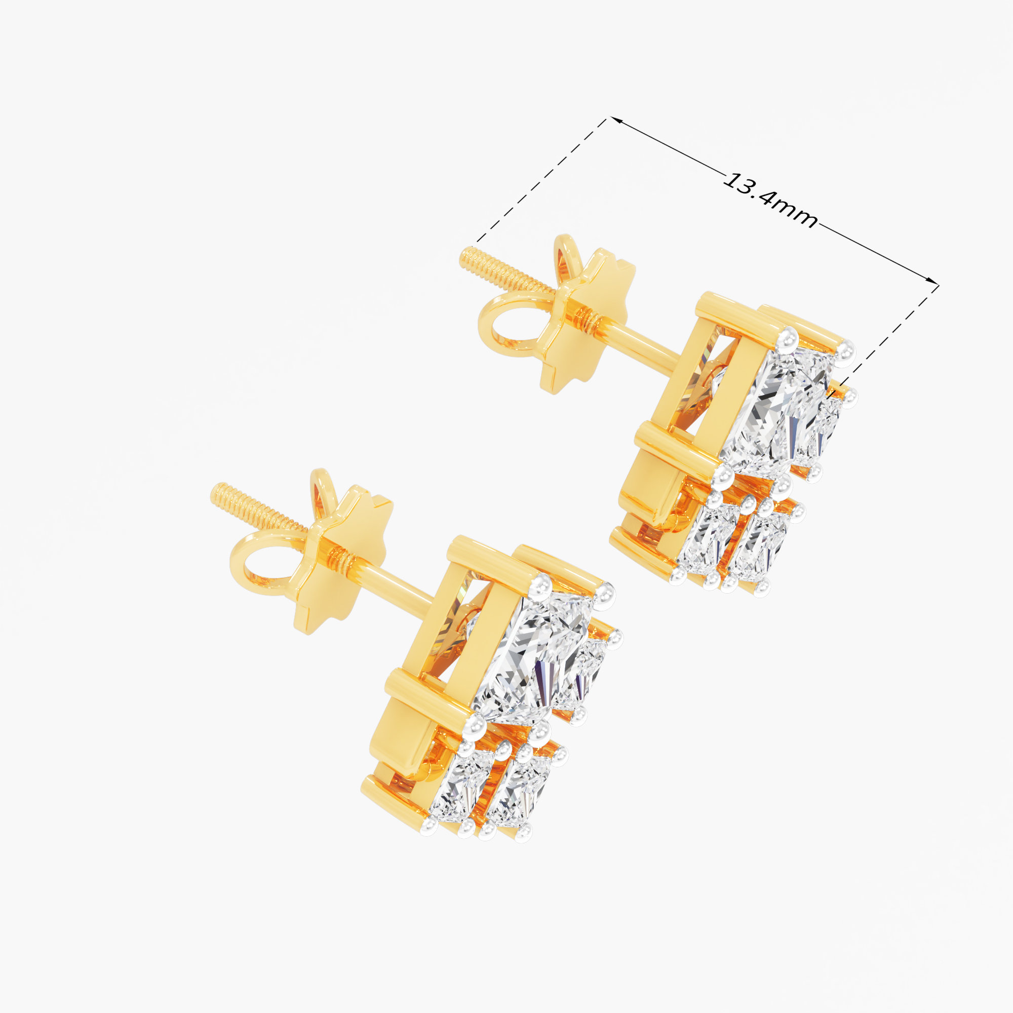 Zara Radiance Stud Earrings