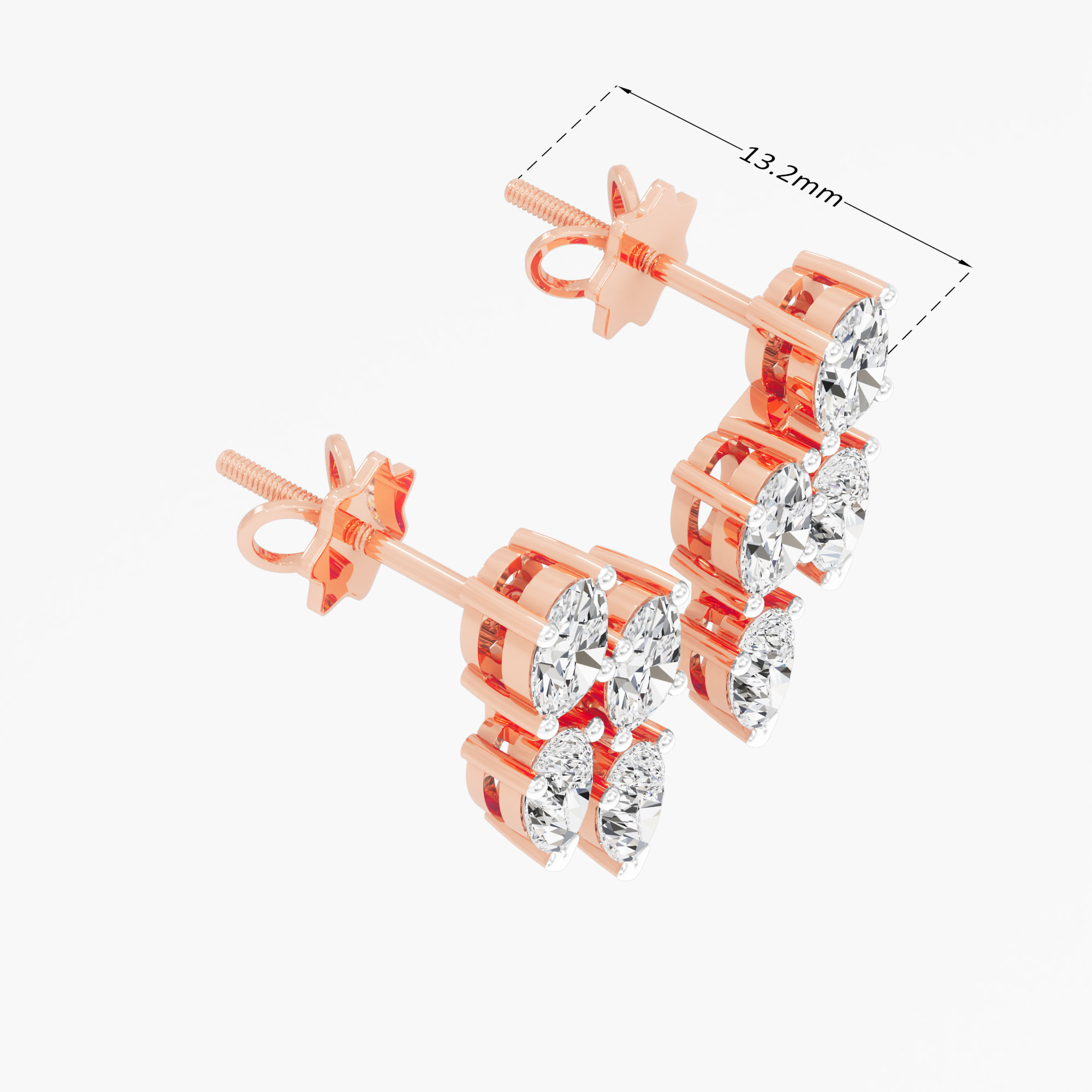 Ethereal Stream Dangle Earrings