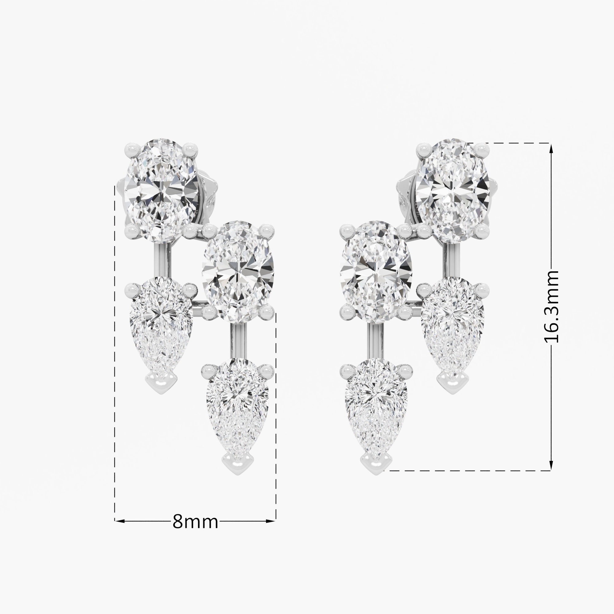 Ethereal Stream Dangle Earrings
