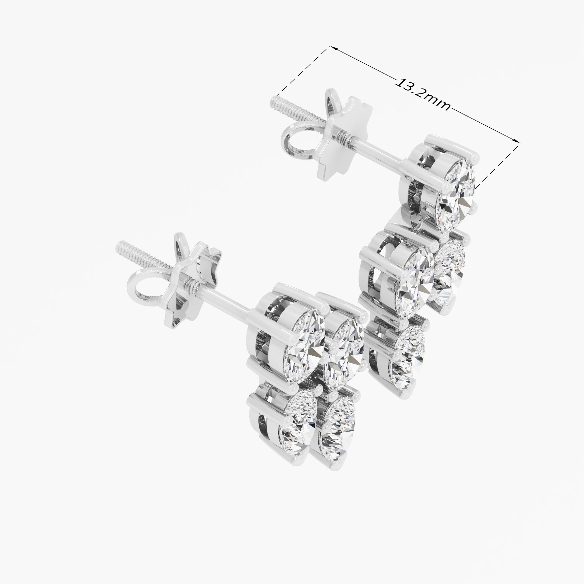 Ethereal Stream Dangle Earrings