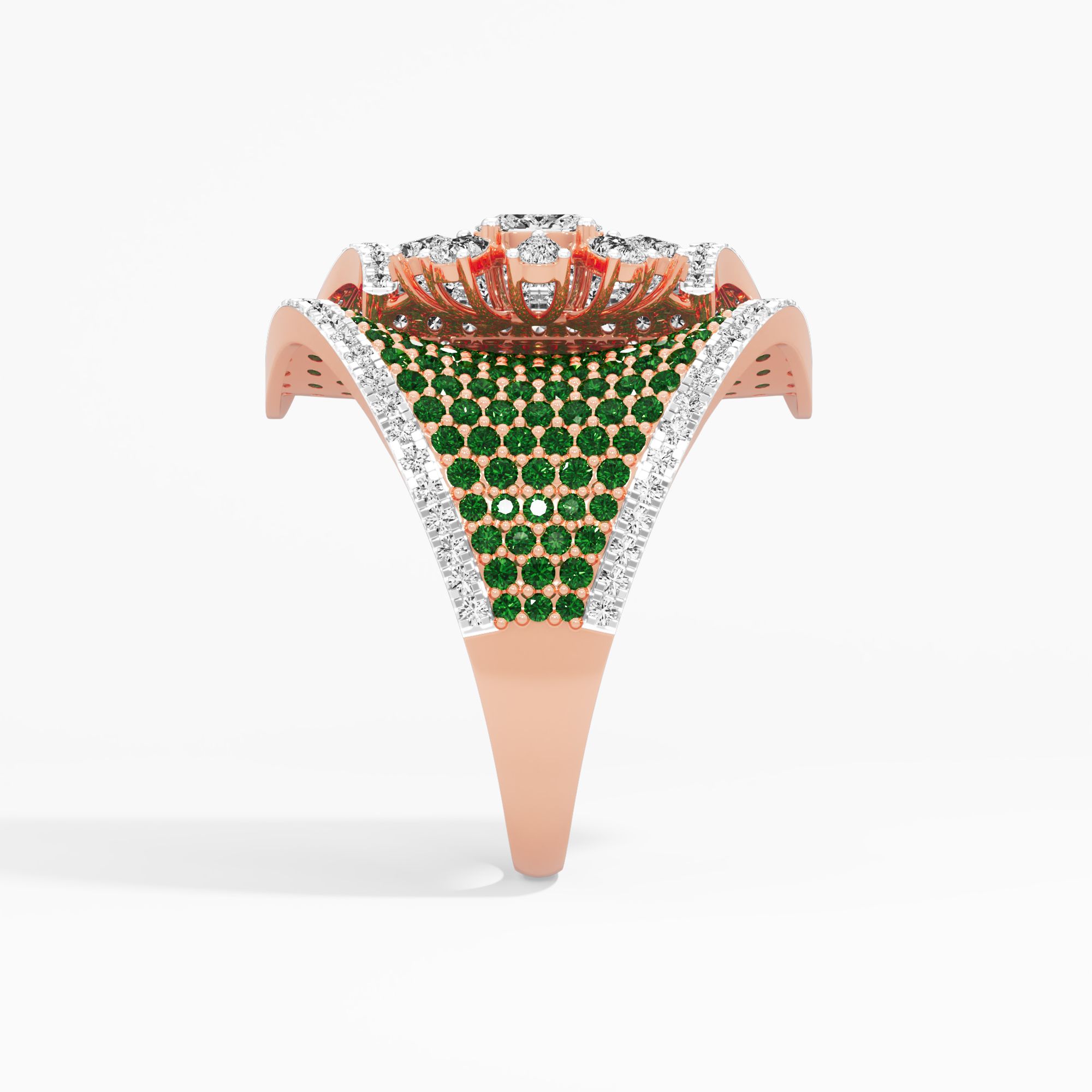 Whispering Bloom Cocktail Ring