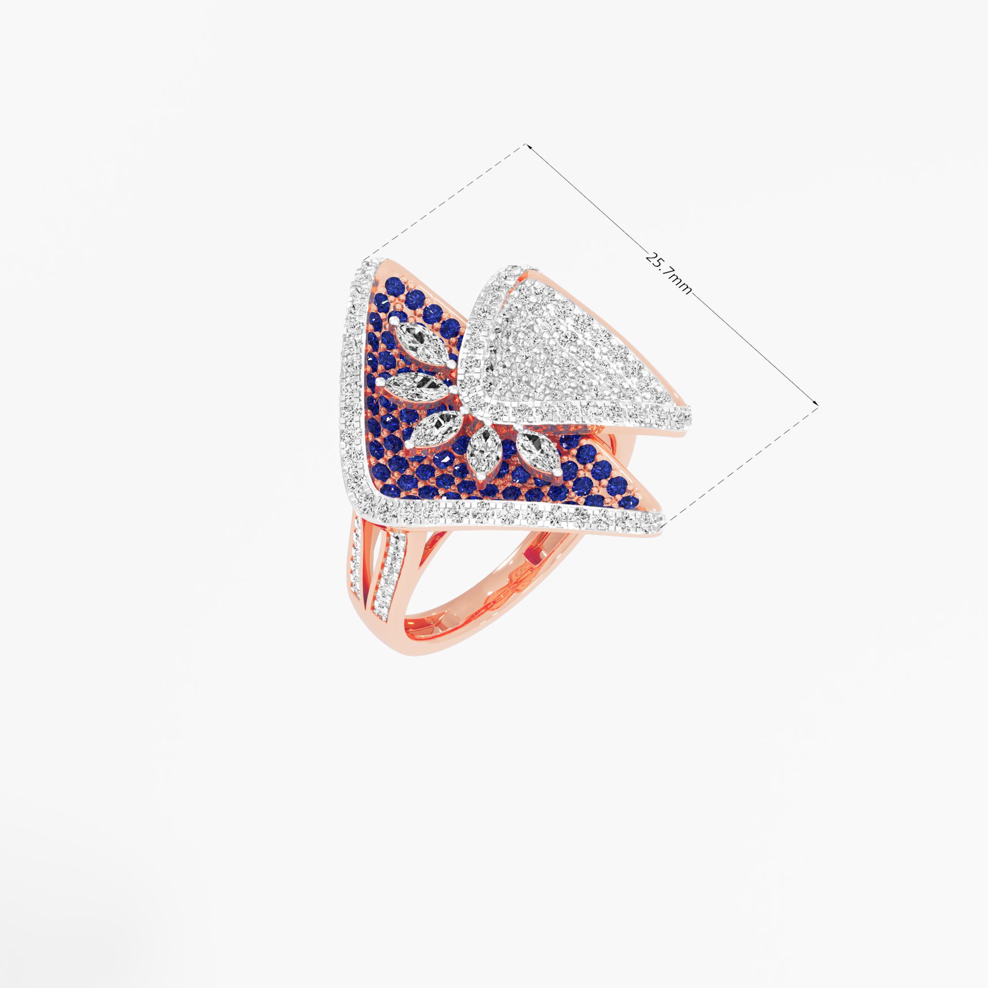 Midnight Dreams Cocktail Ring