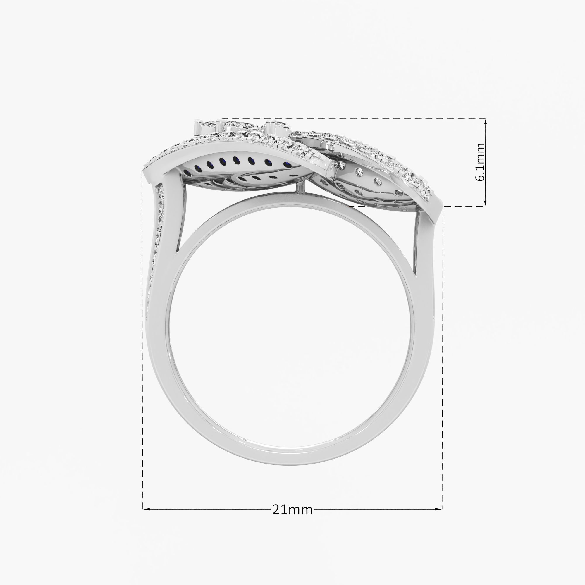 Midnight Dreams Cocktail Ring