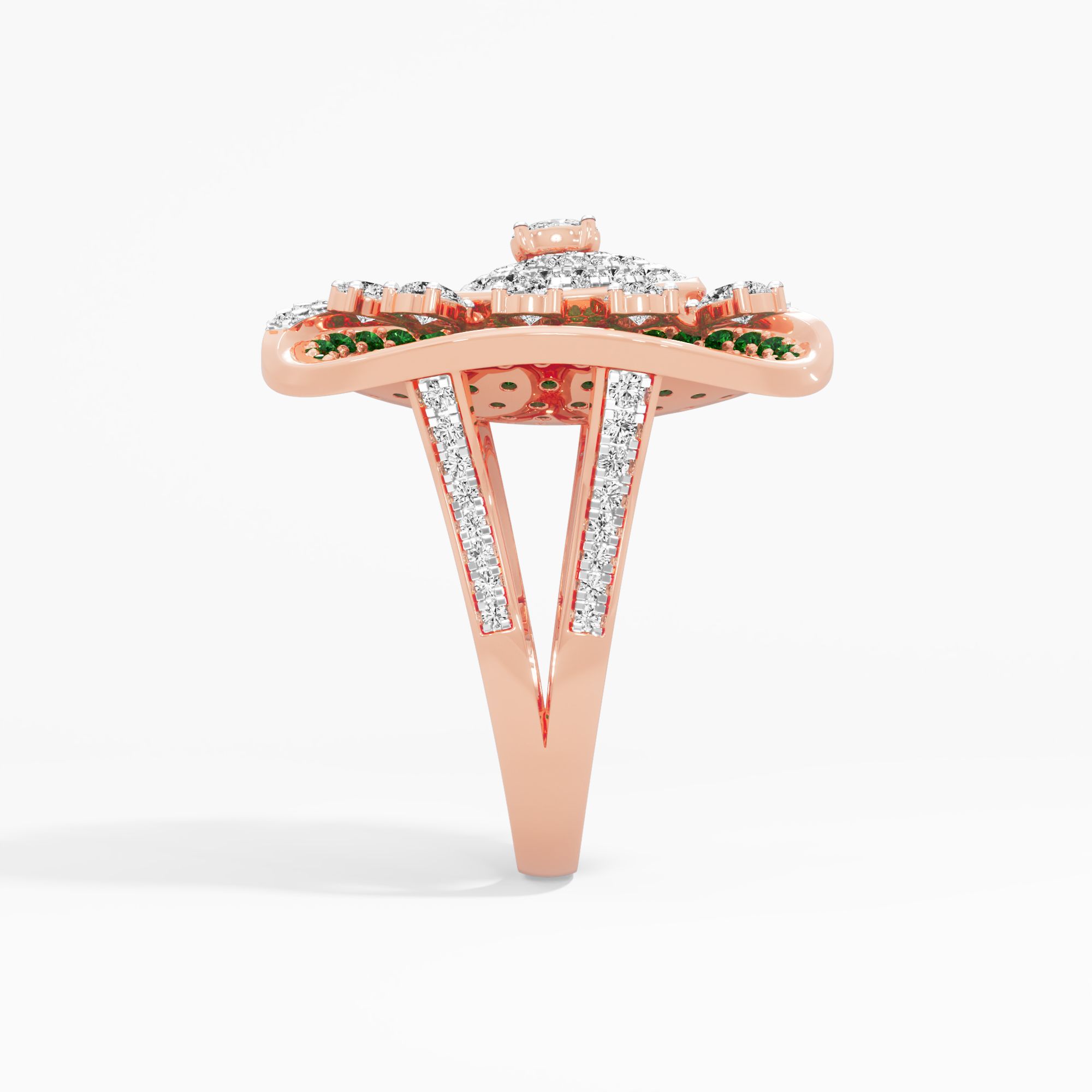 Blooming Sunray Cocktail Ring