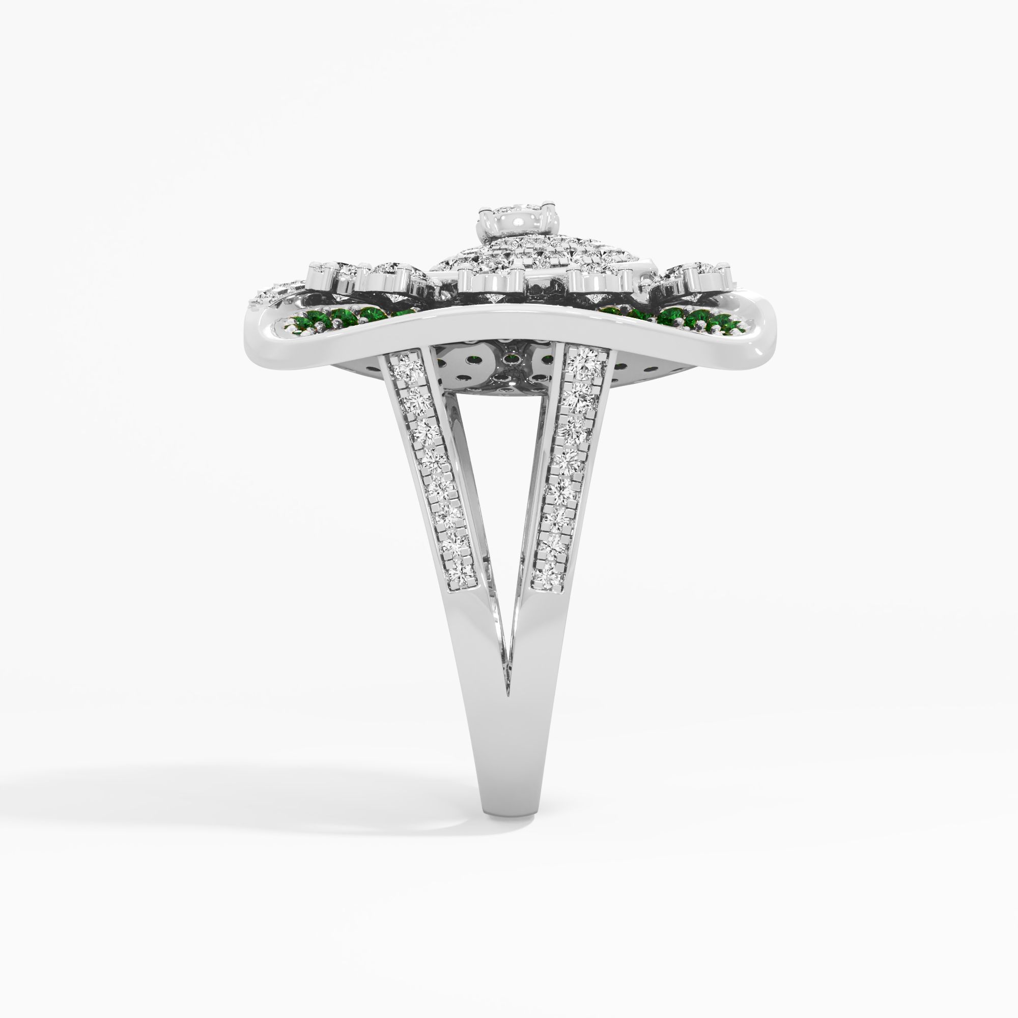 Blooming Sunray Cocktail Ring