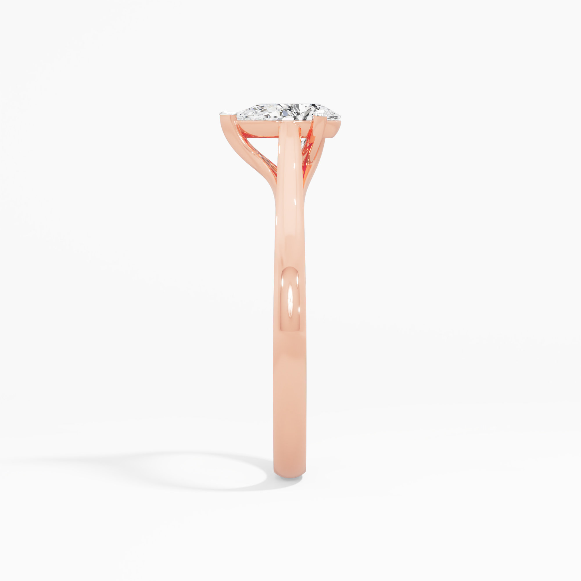 Pear Solitaire Diamond Ring