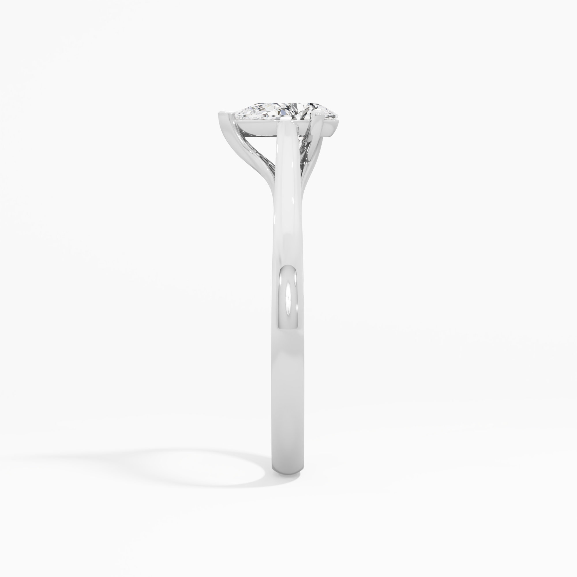 Pear Solitaire Diamond Ring