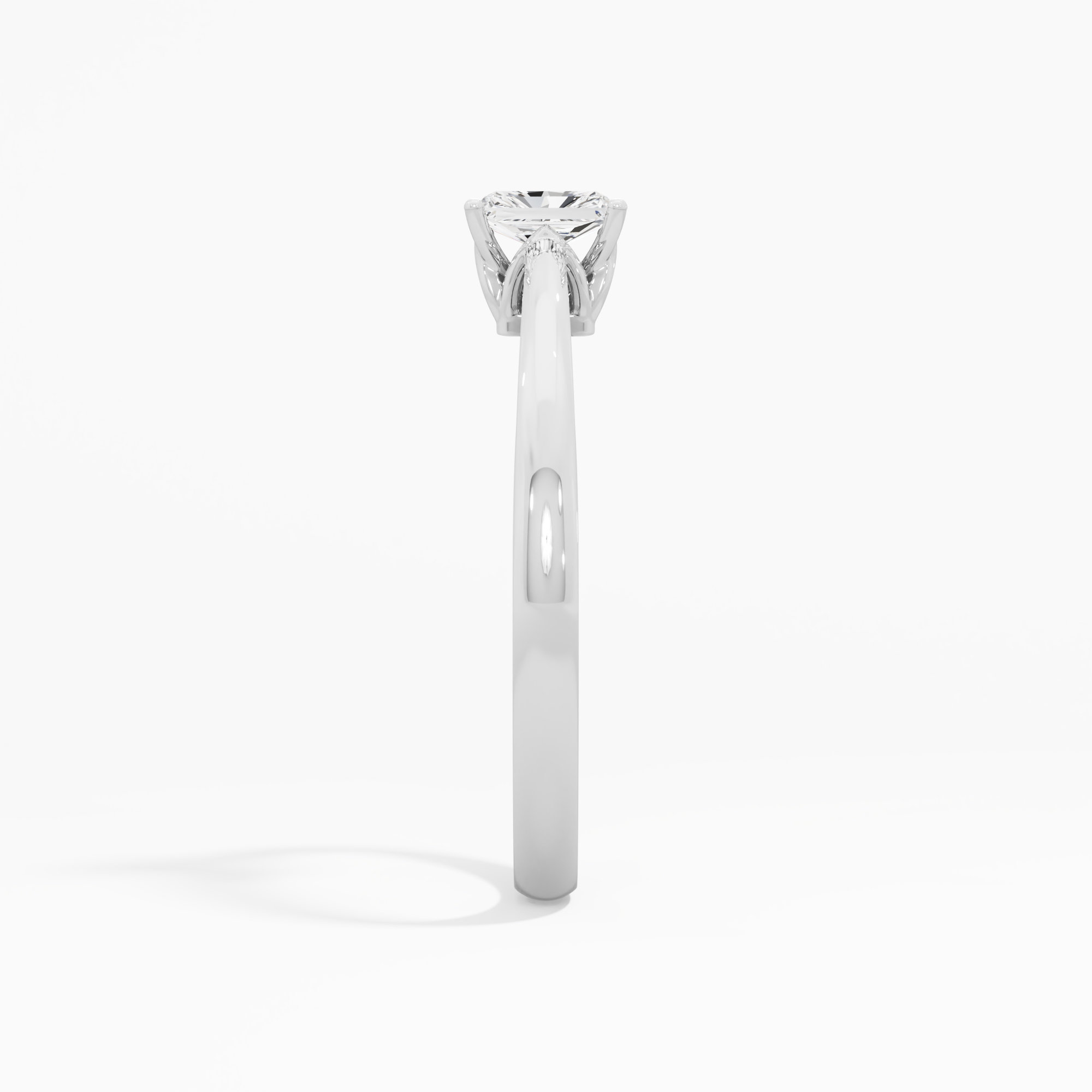 Radiant Solitaire Diamond Ring