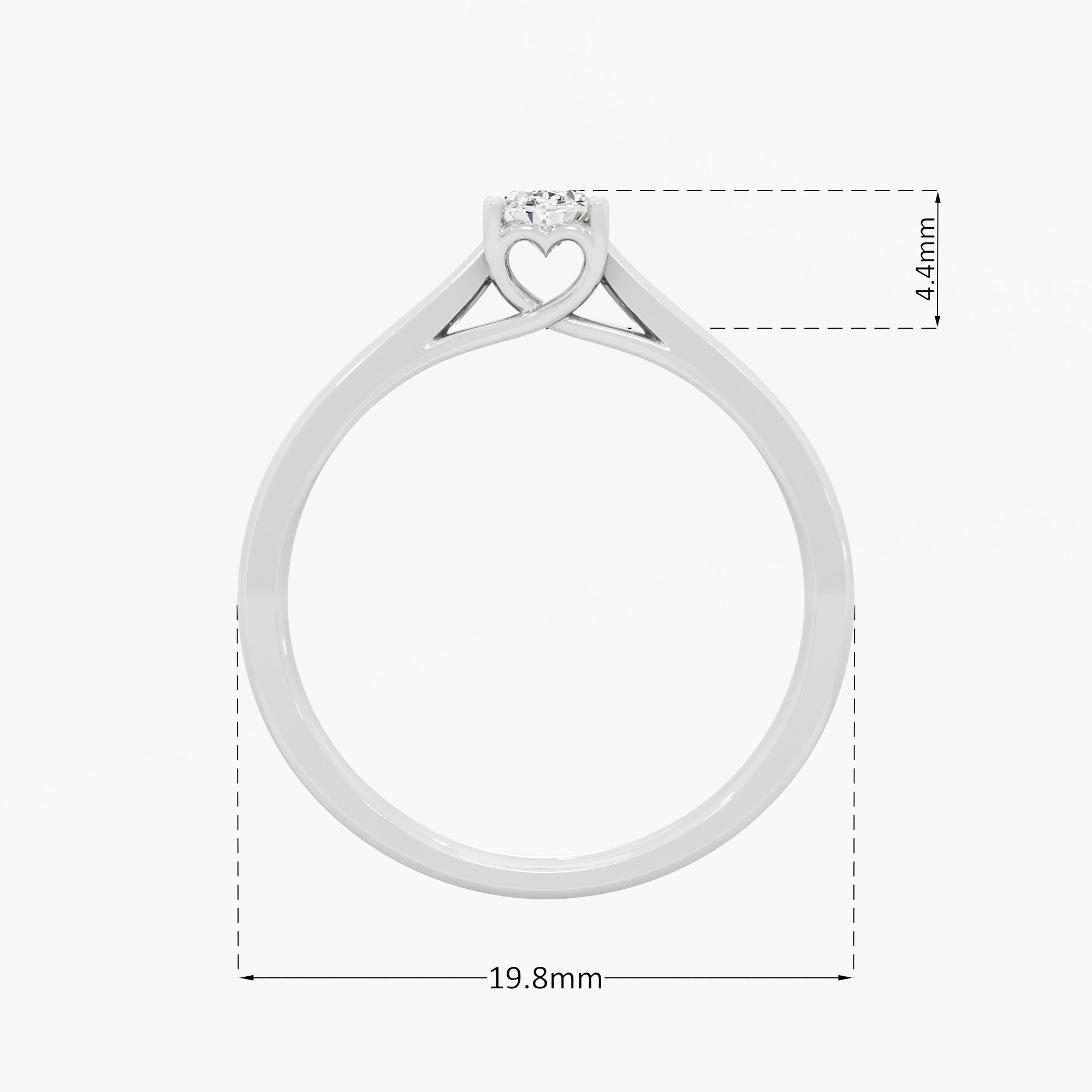 Radiant Oval Solitaire Ring