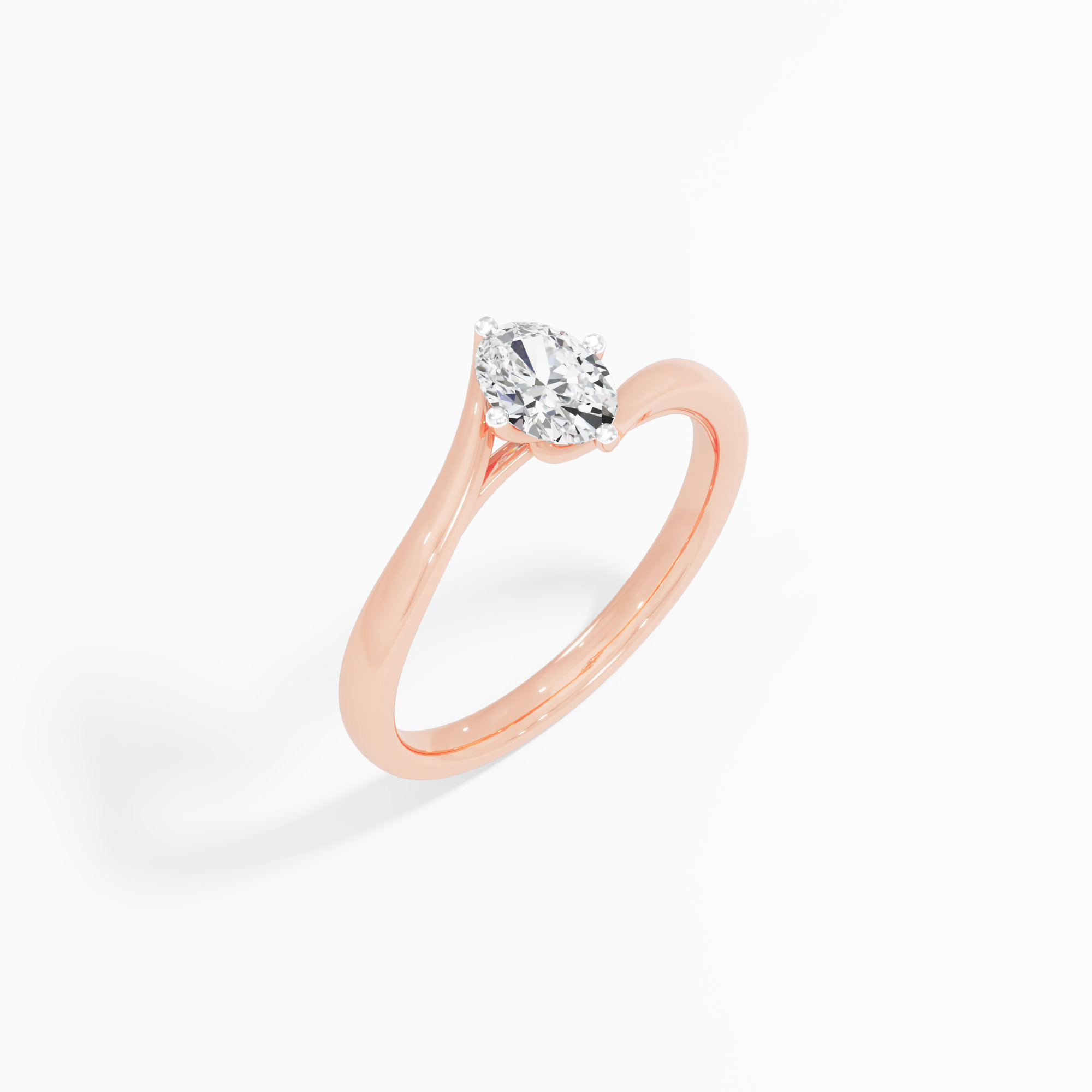 Eternal Embrace Solitaire Diamond Ring