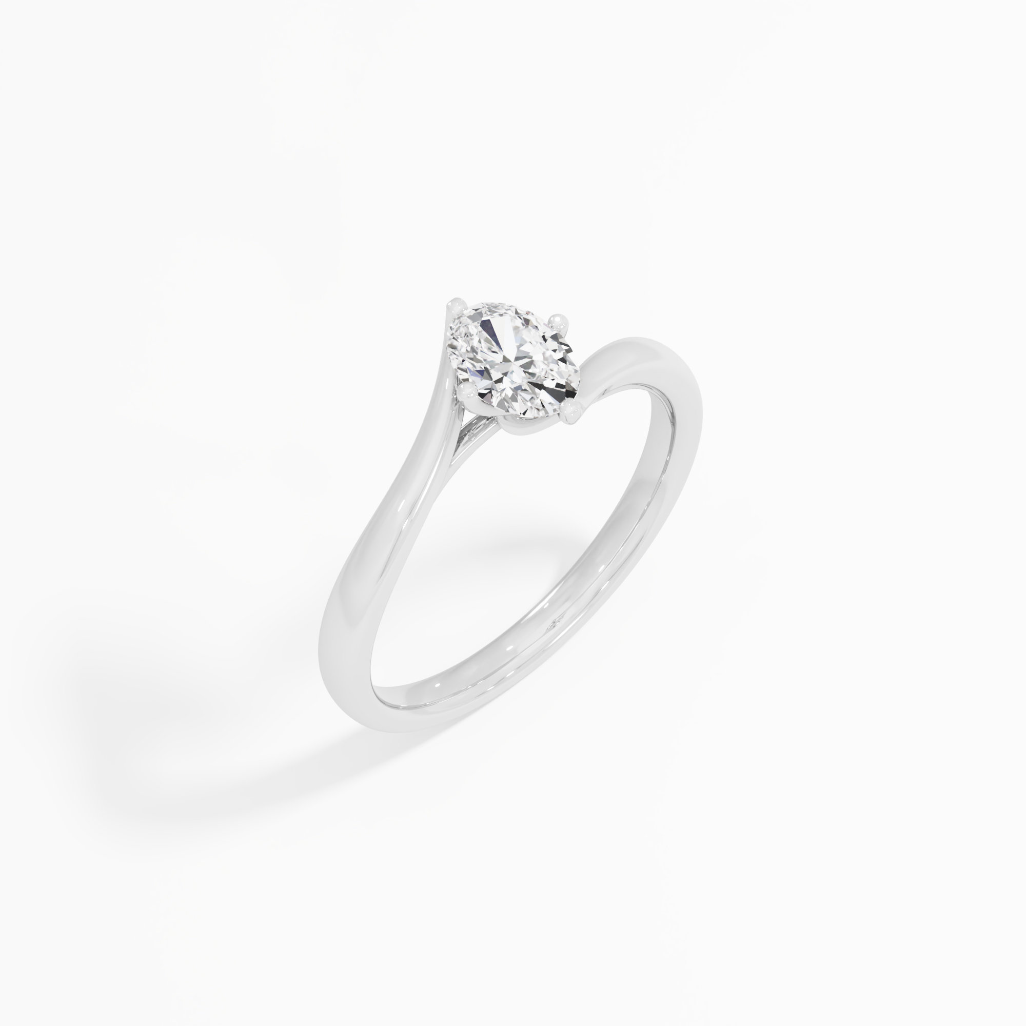 Eternal Embrace Solitaire Diamond Ring