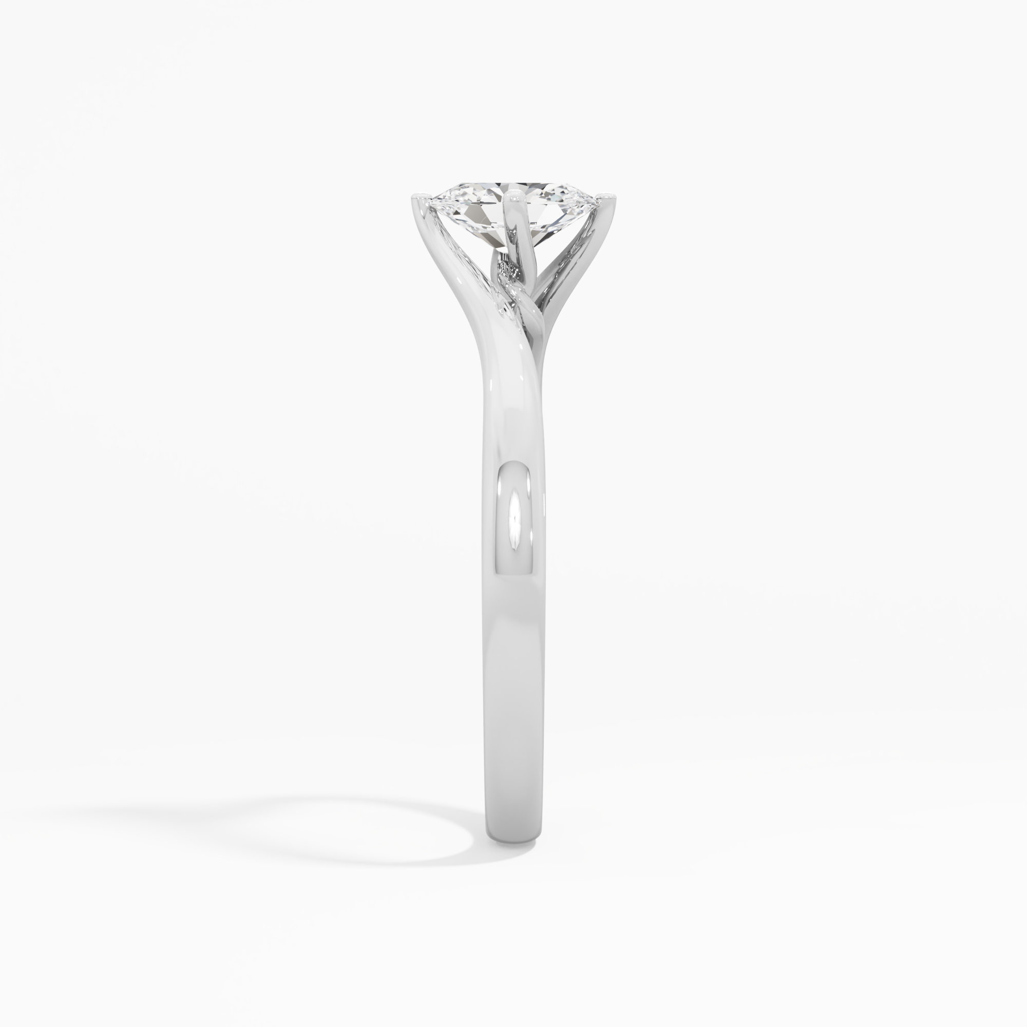 Eternal Embrace Solitaire Diamond Ring