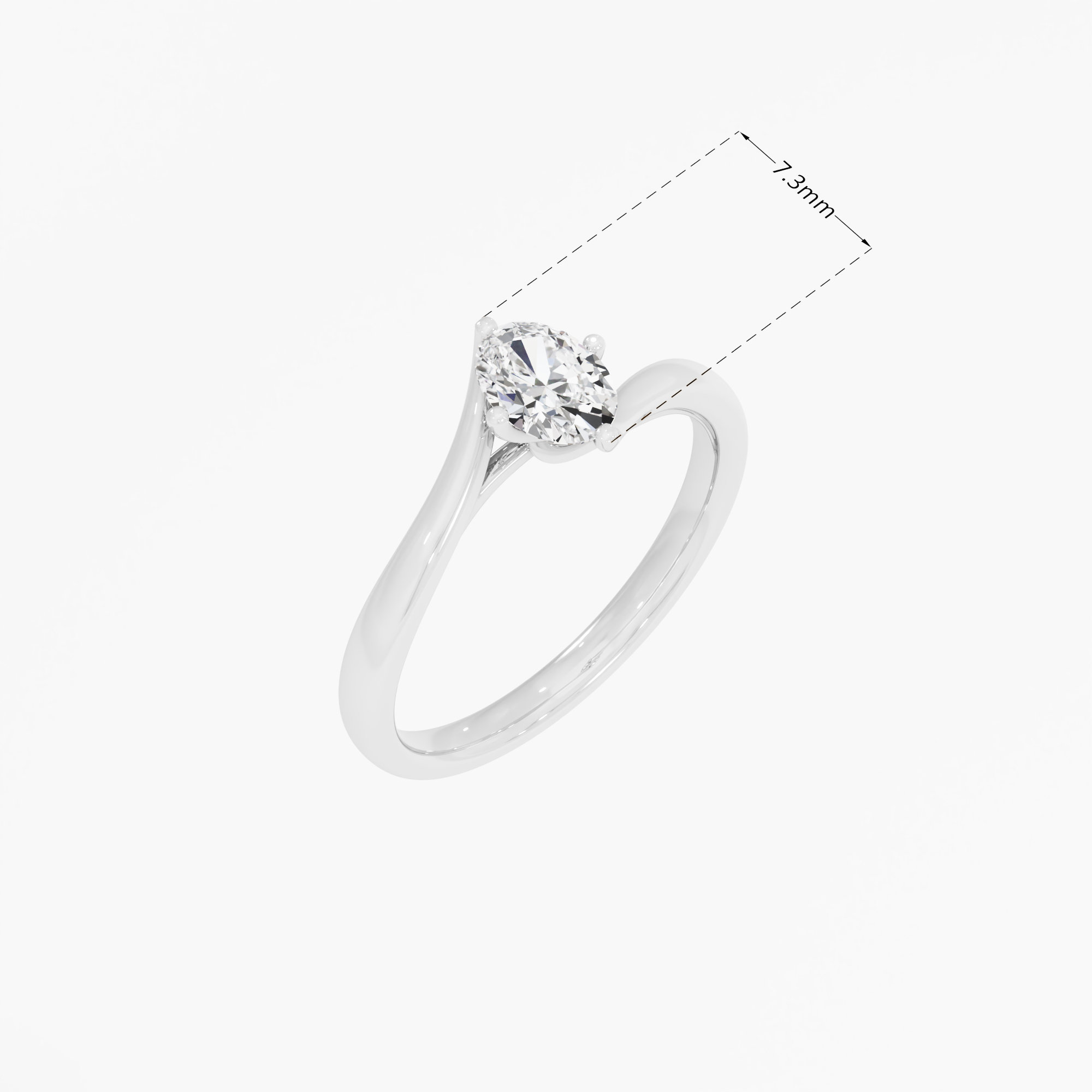 Eternal Embrace Solitaire Diamond Ring