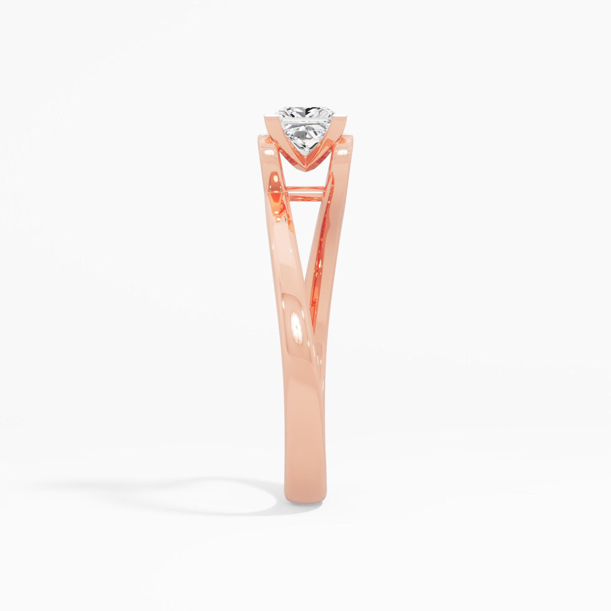 Serene Princess Solitaire Ring