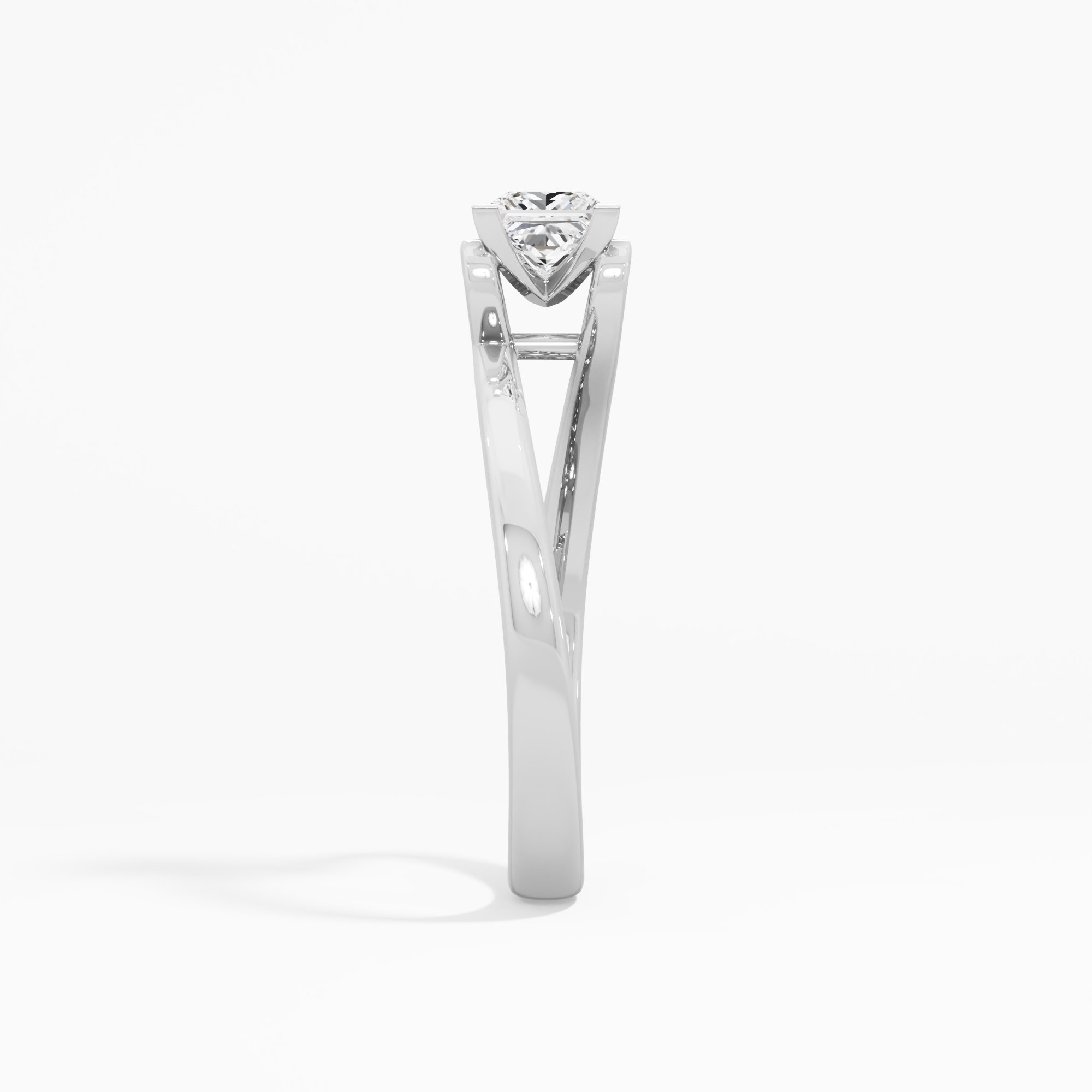 Serene Princess Solitaire Ring