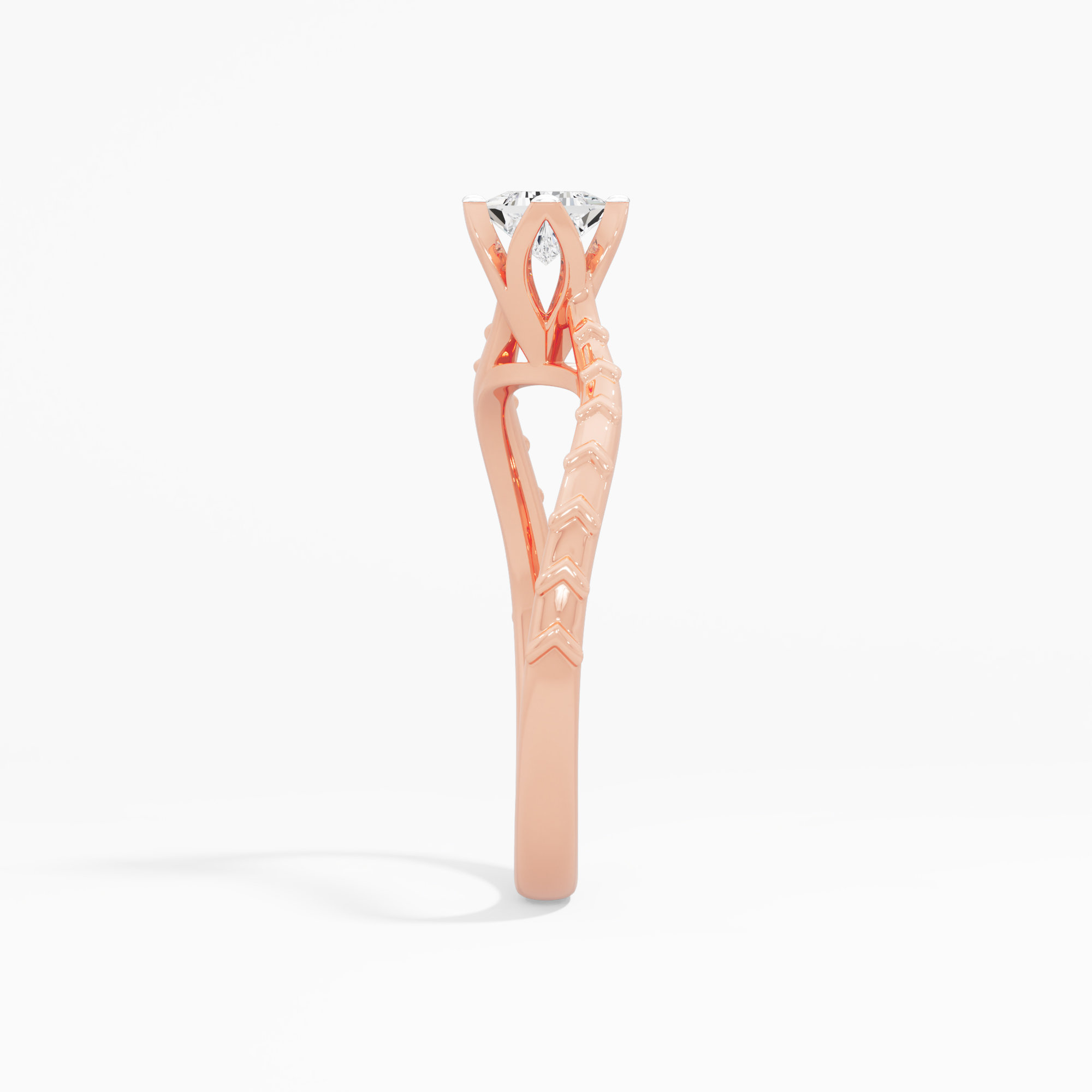 Princess Solitaire Diamond Ring