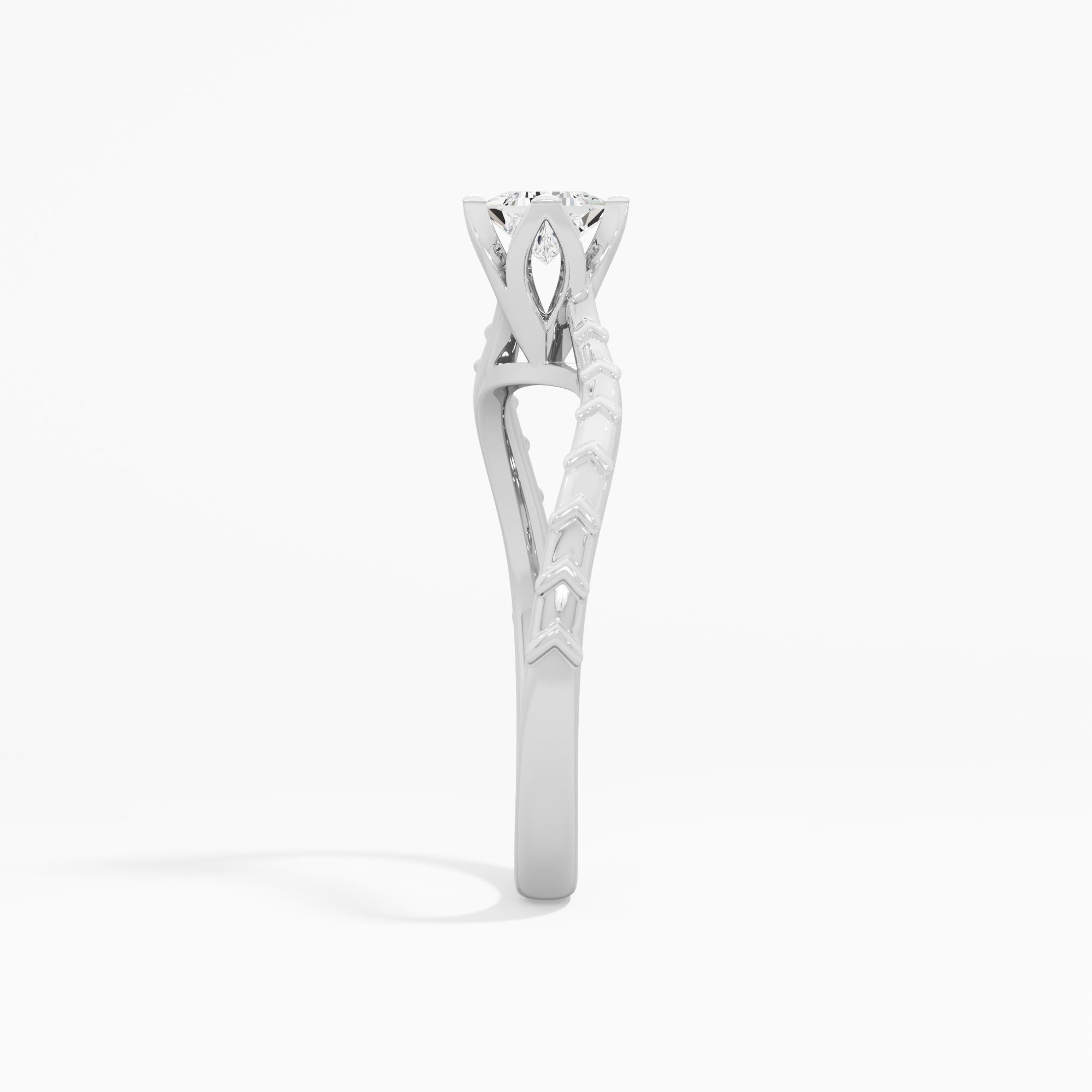 Princess Solitaire Diamond Ring