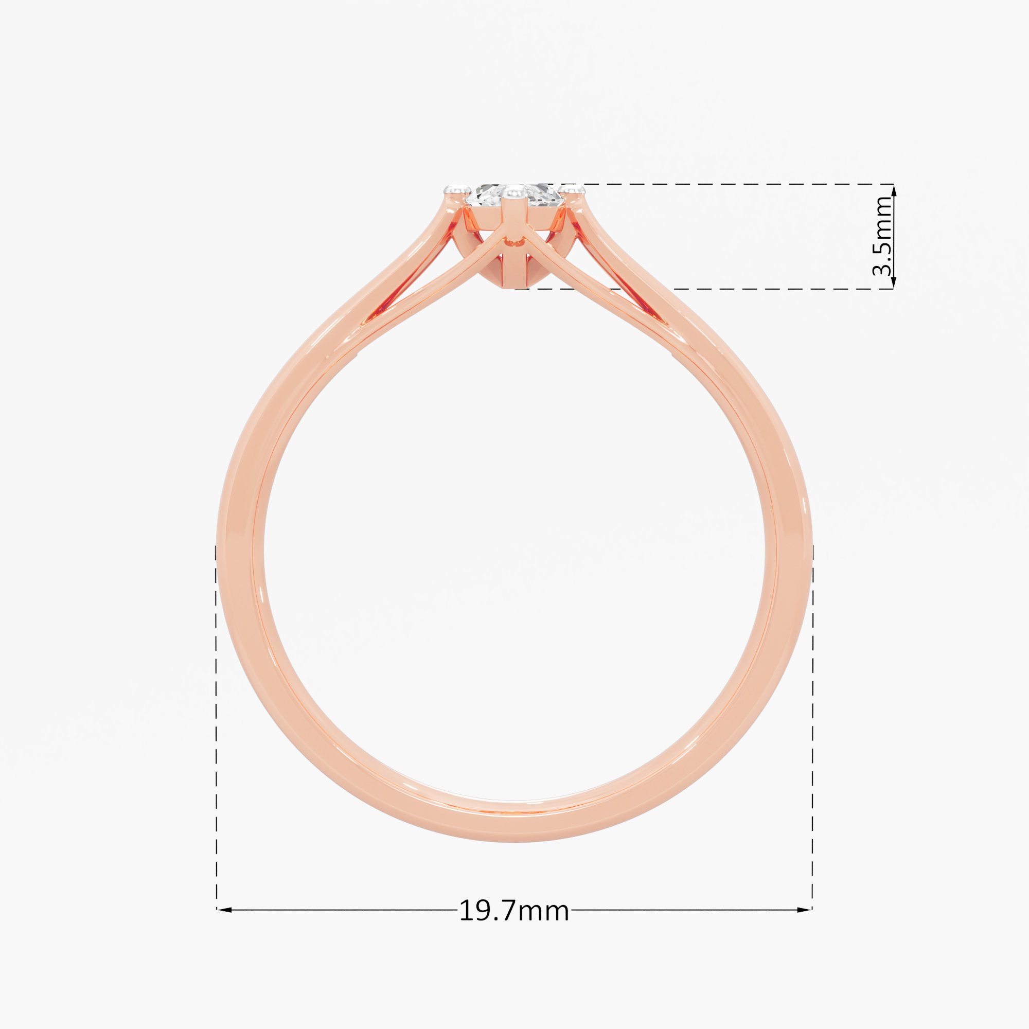 Timeless Marquise Solitaire Diamond Ring