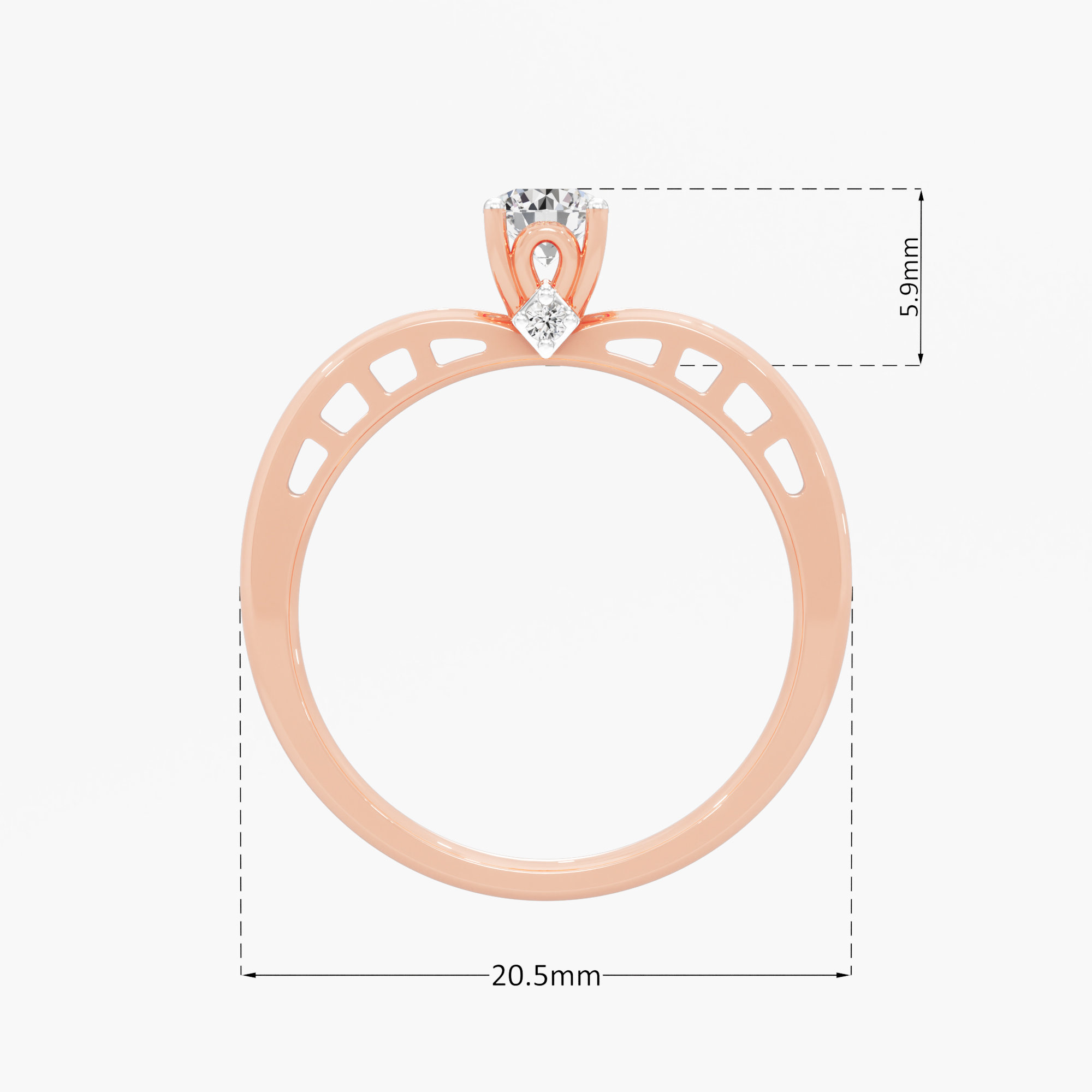 The Eternal Solitaire Ring