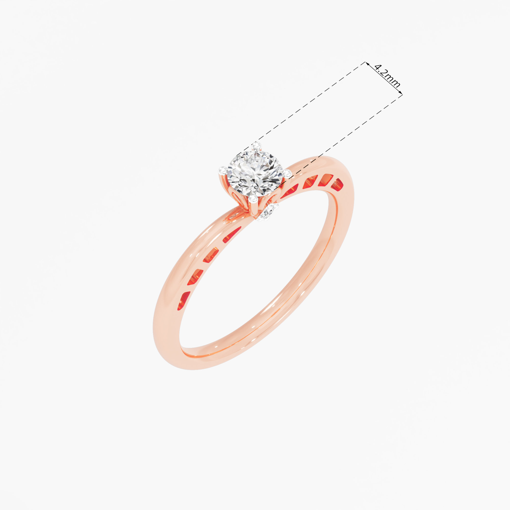 The Eternal Solitaire Ring