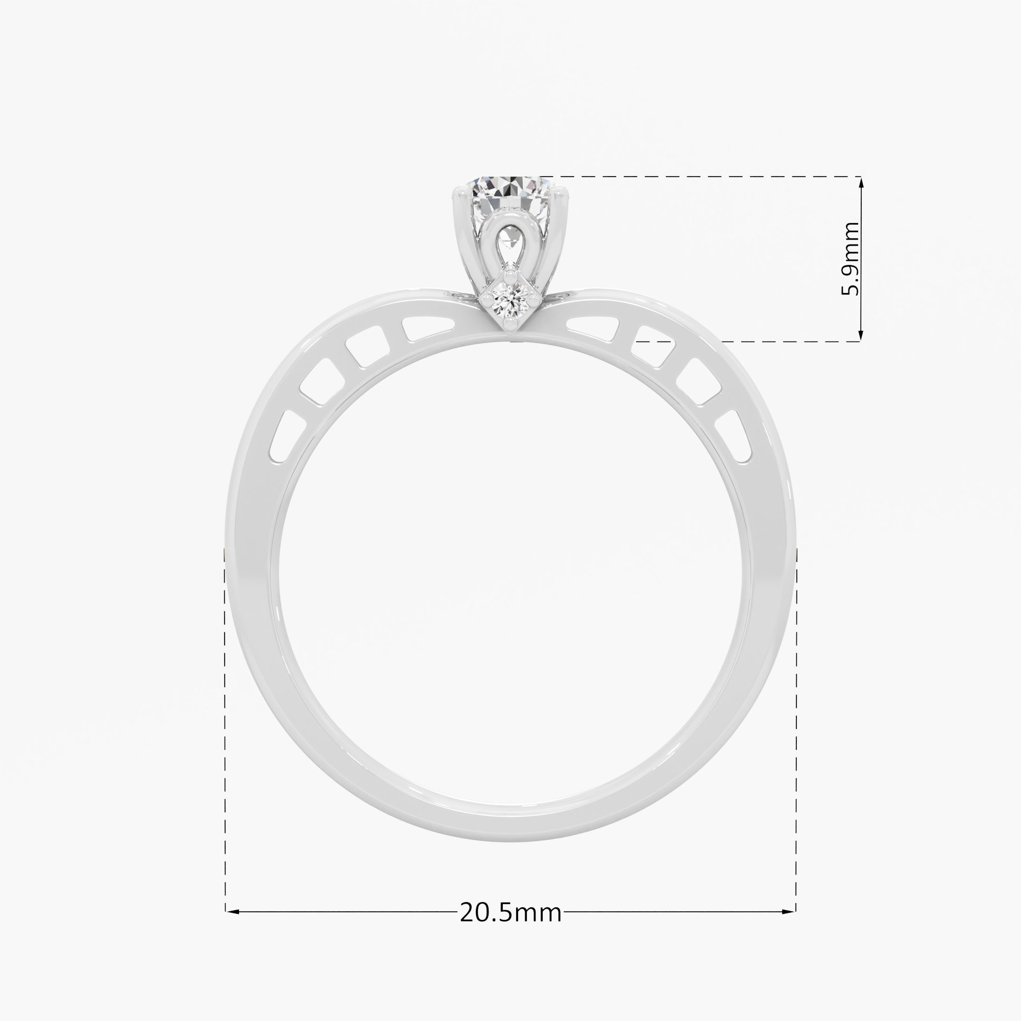 The Eternal Solitaire Ring