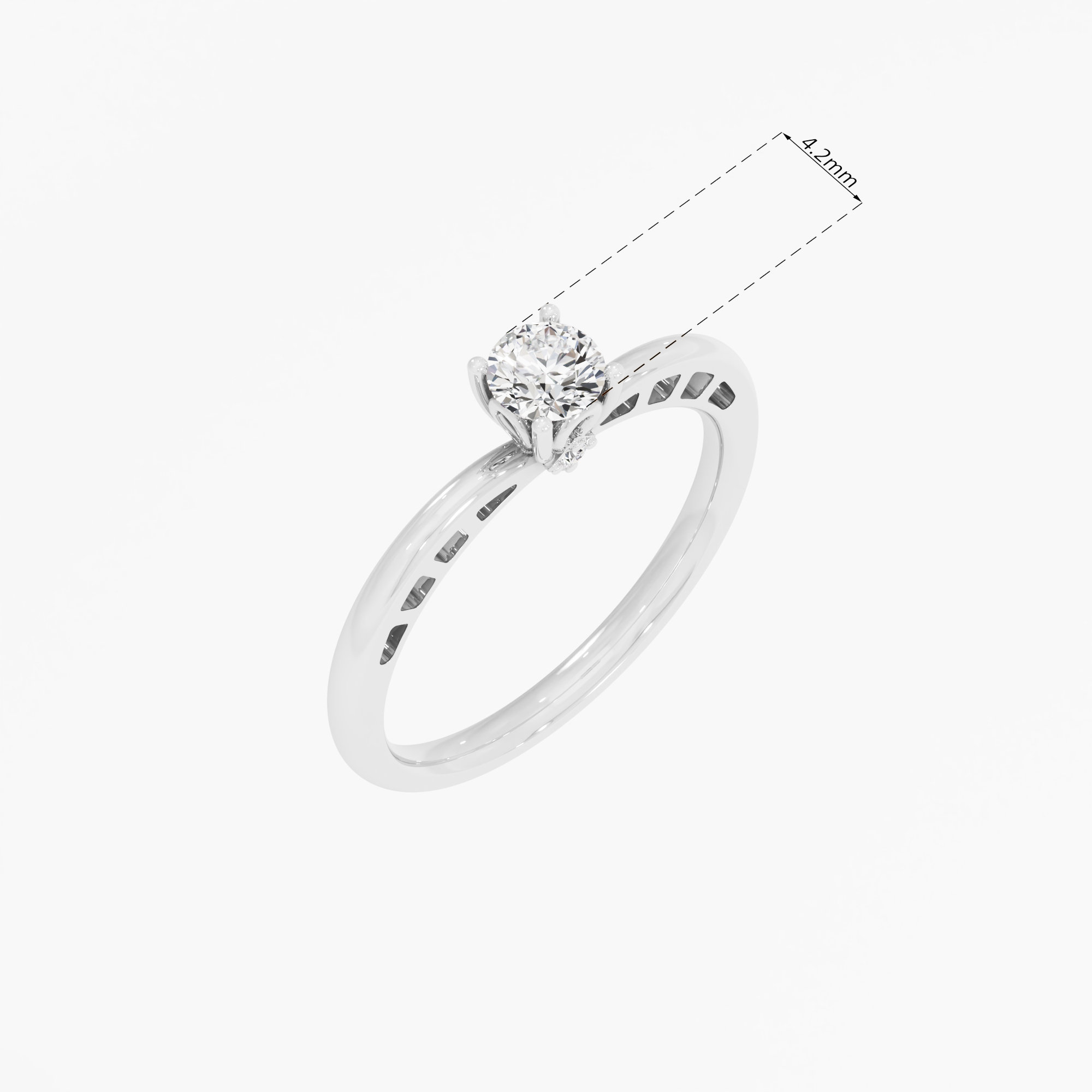 The Eternal Solitaire Ring