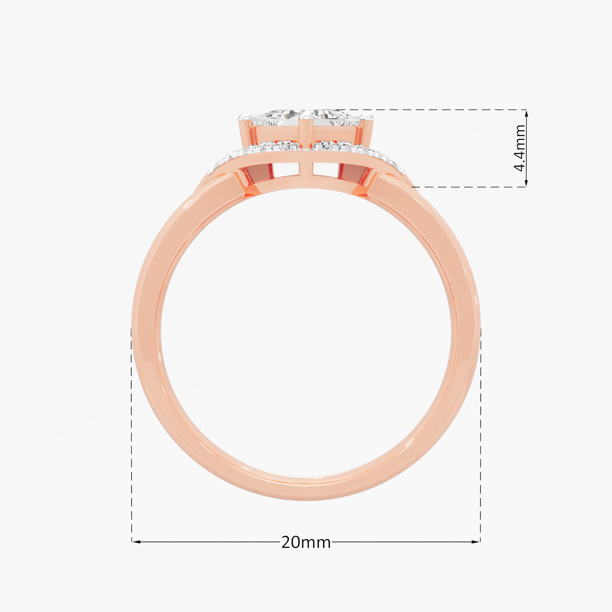 Adira Princess Diamond Ring