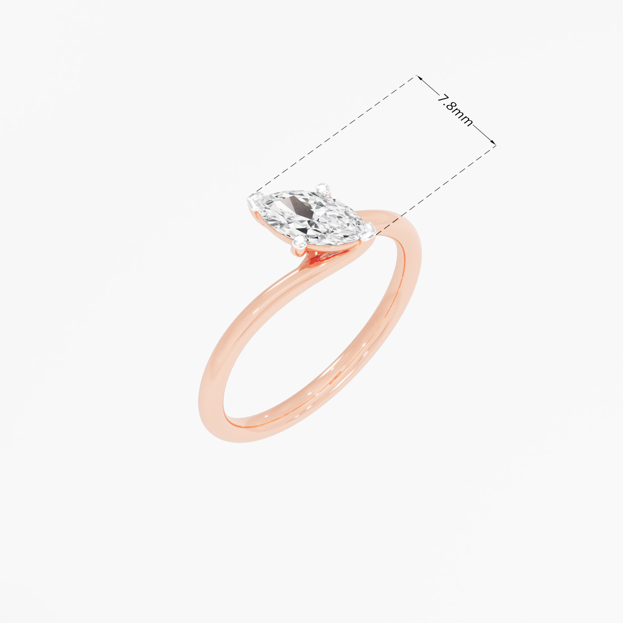 Aria Marquise Diamond Ring