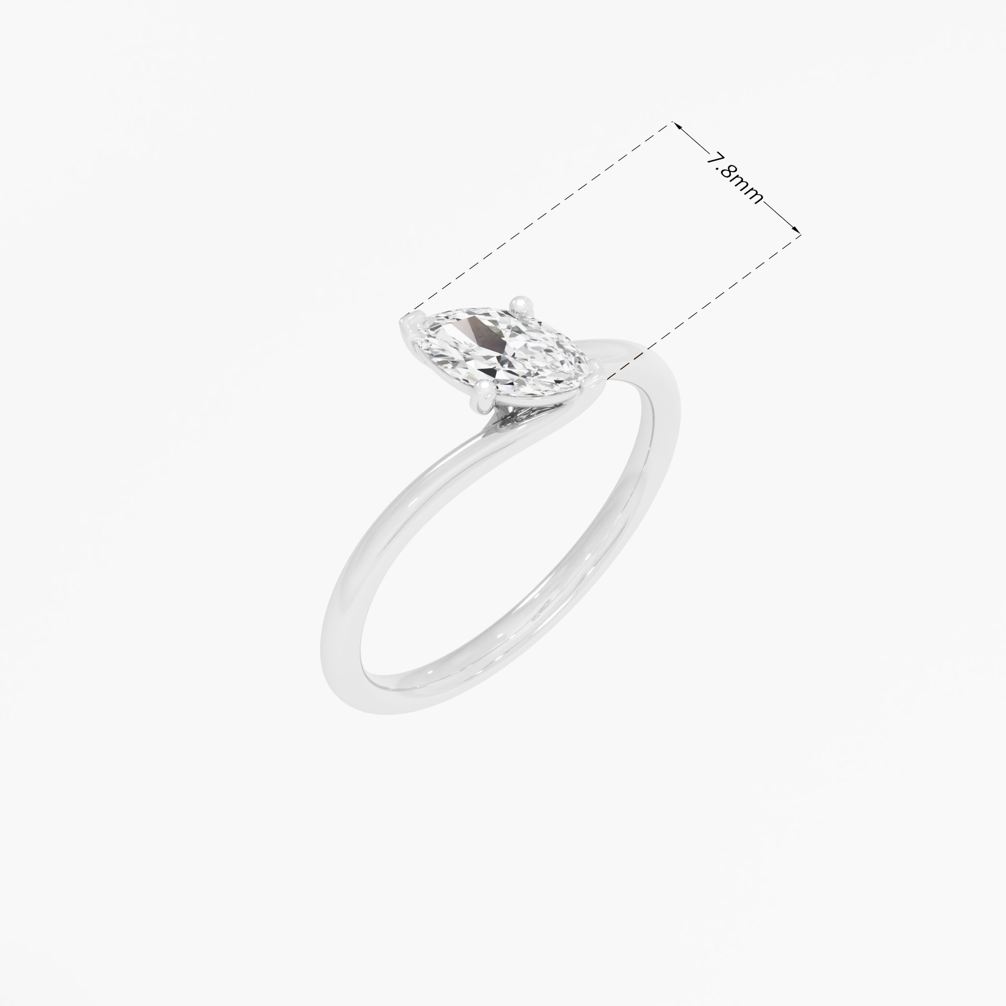 Aria Marquise Diamond Ring
