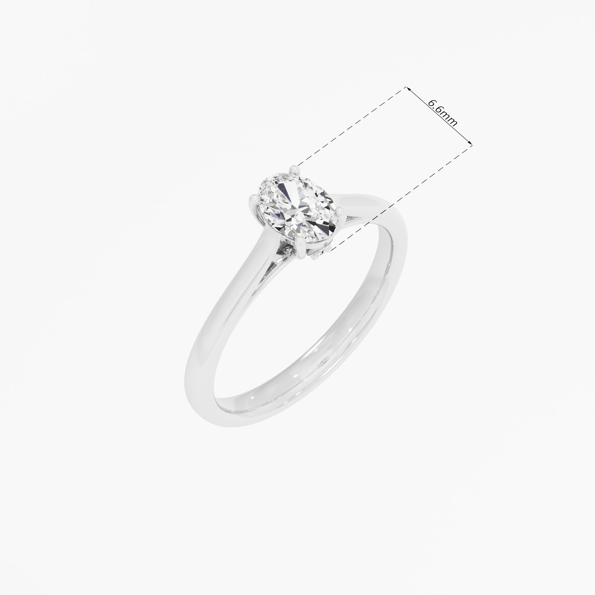 Classic Oval Solitaire Ring