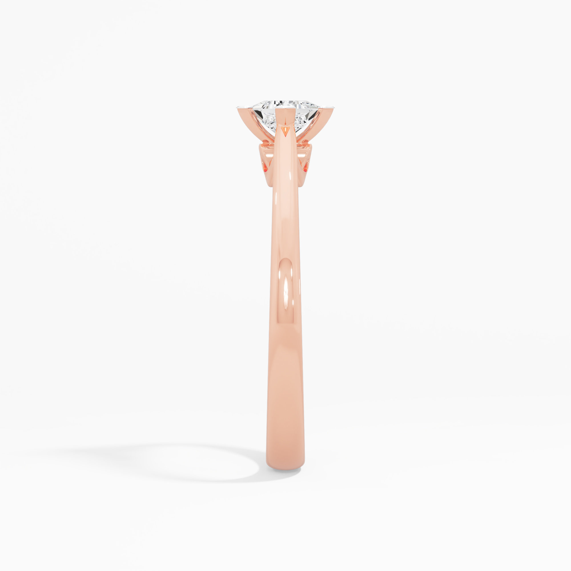 Radiant Princess Solitaire Ring