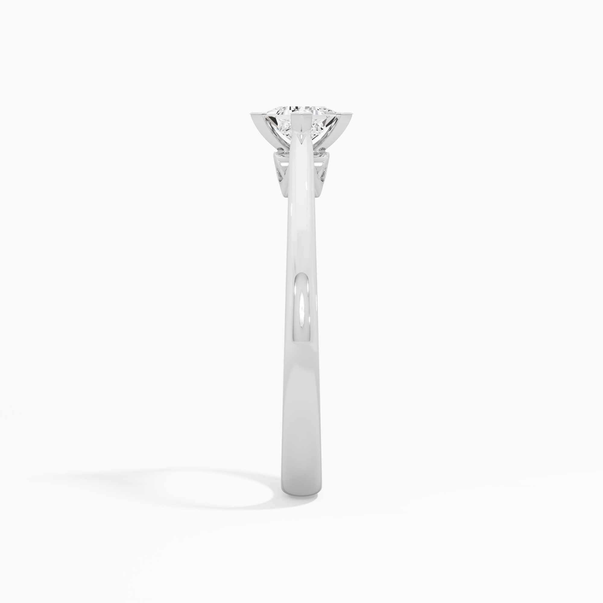 Radiant Princess Solitaire Ring