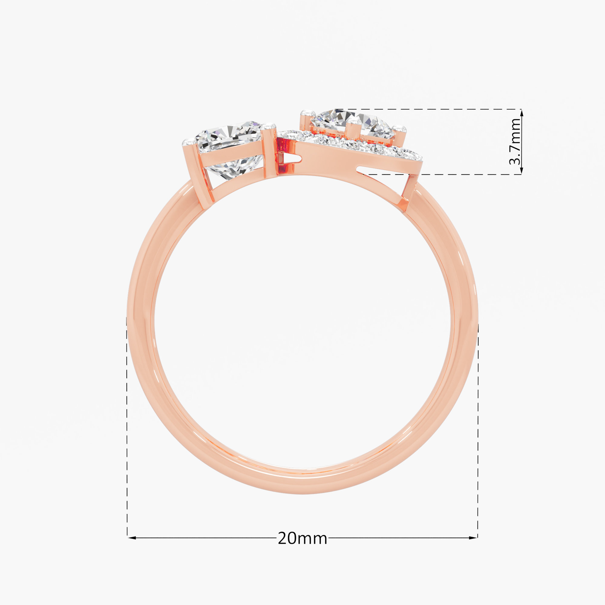 Regal Embrace Diamond Ring