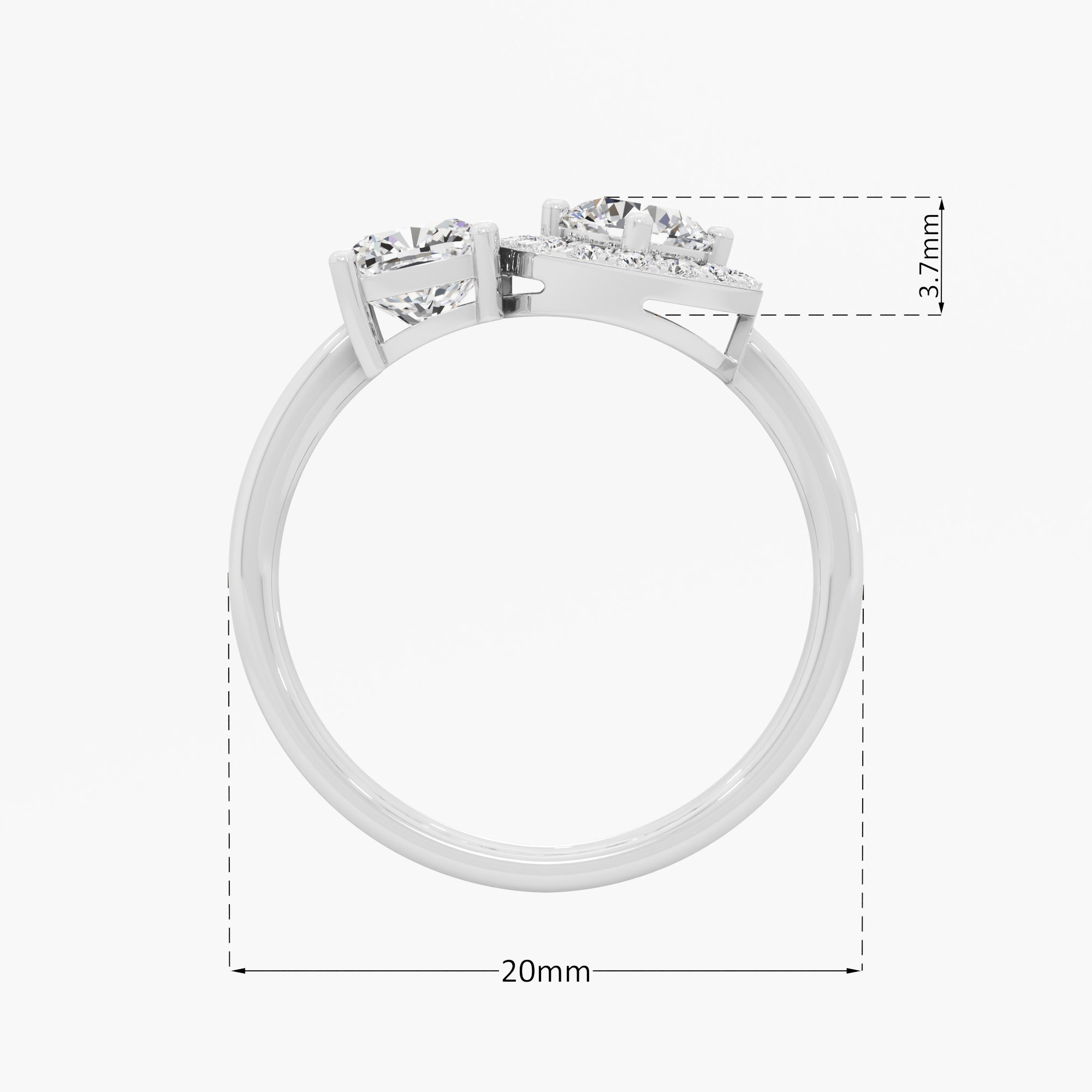 Regal Embrace Diamond Ring