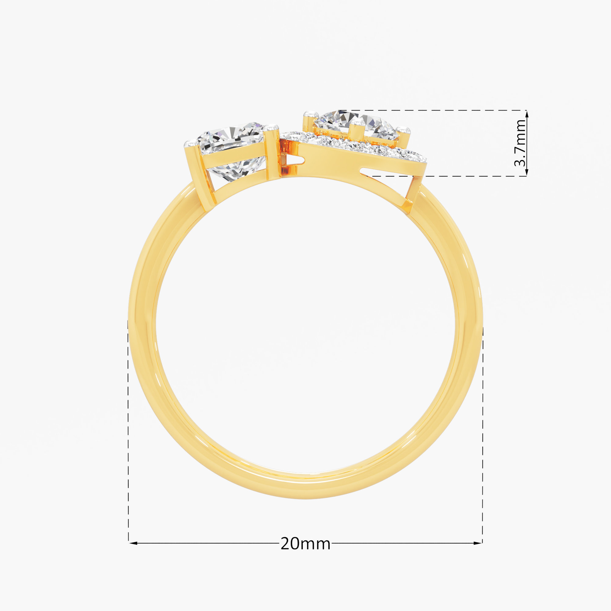 Regal Embrace Diamond Ring
