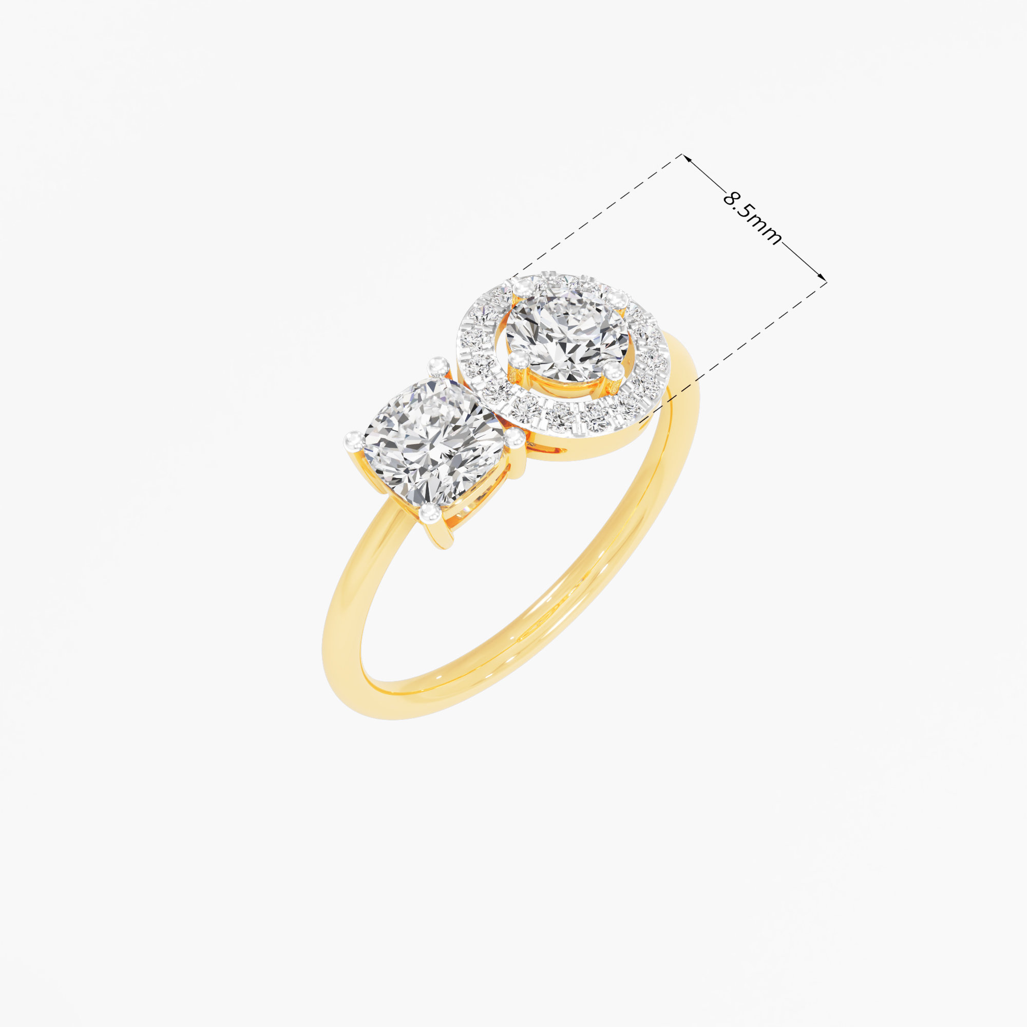 Regal Embrace Diamond Ring