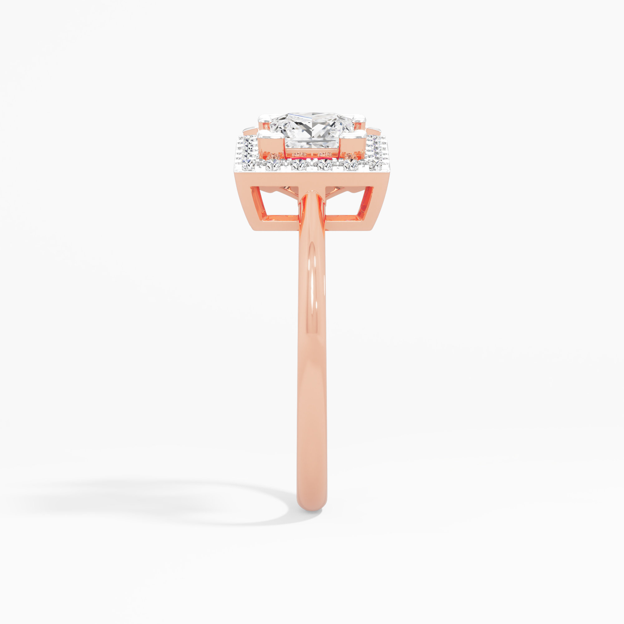 Square Radiance Diamond Ring