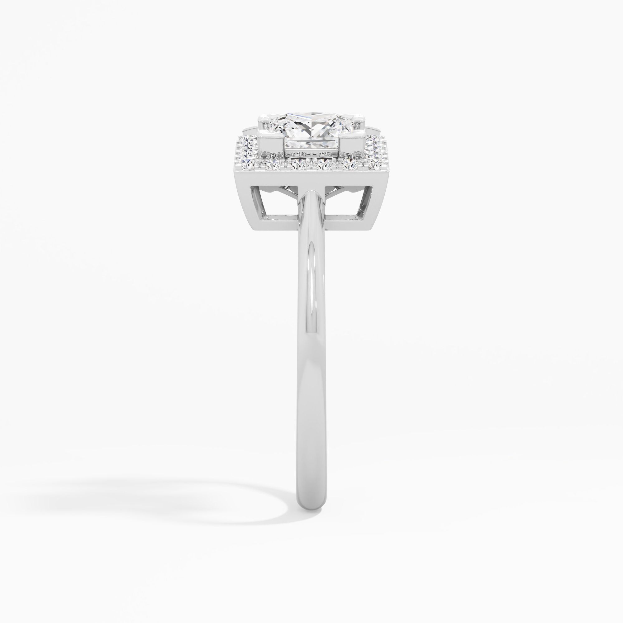 Square Radiance Diamond Ring