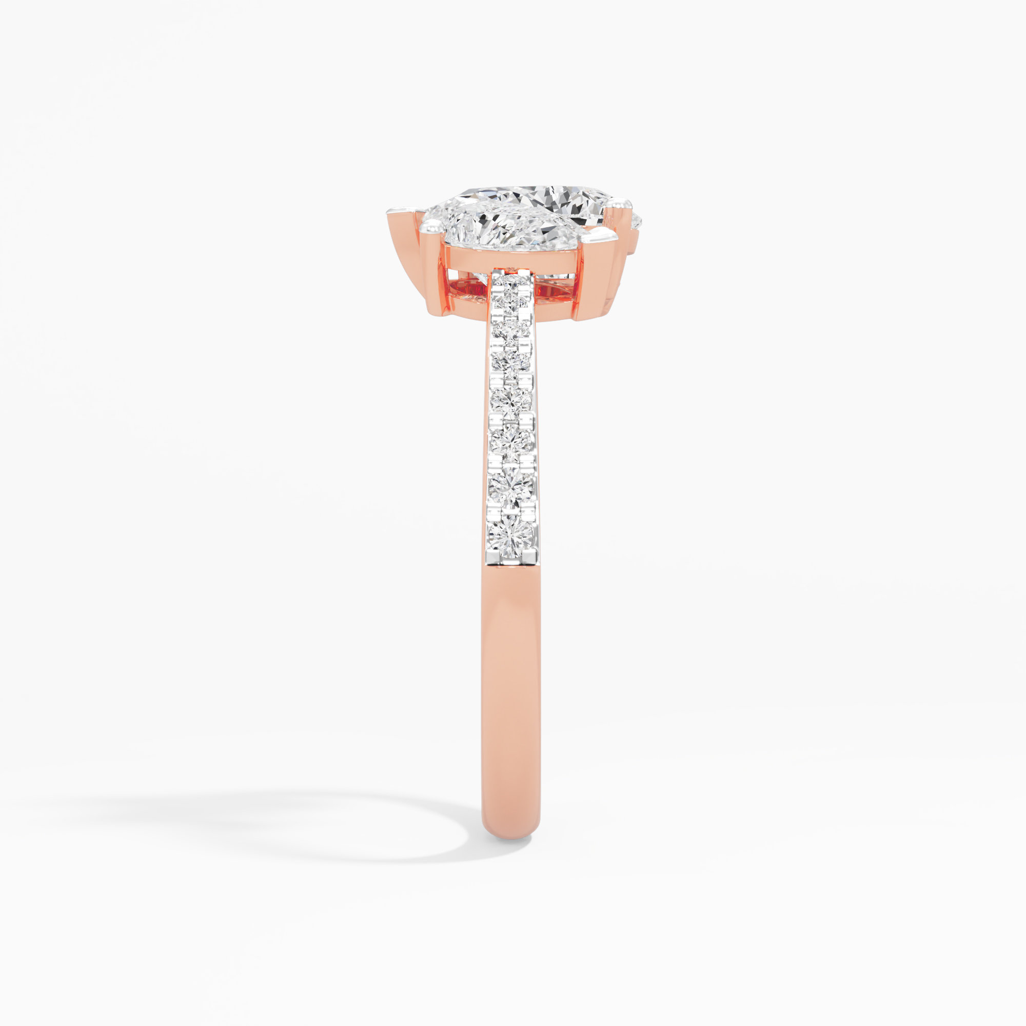 Dewdrop Duo Diamond Ring