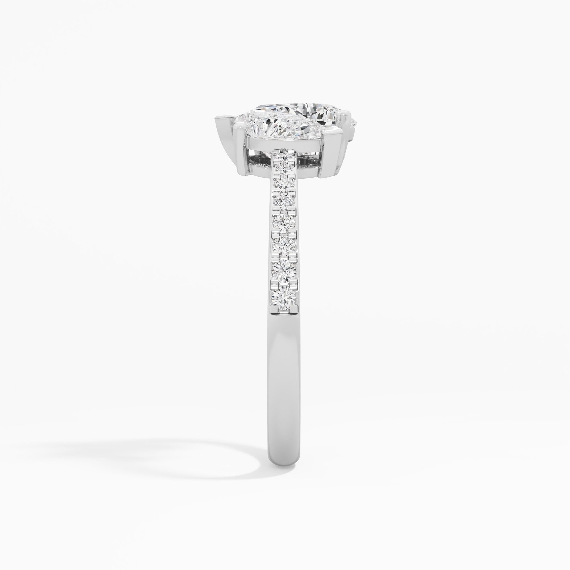 Dewdrop Duo Diamond Ring