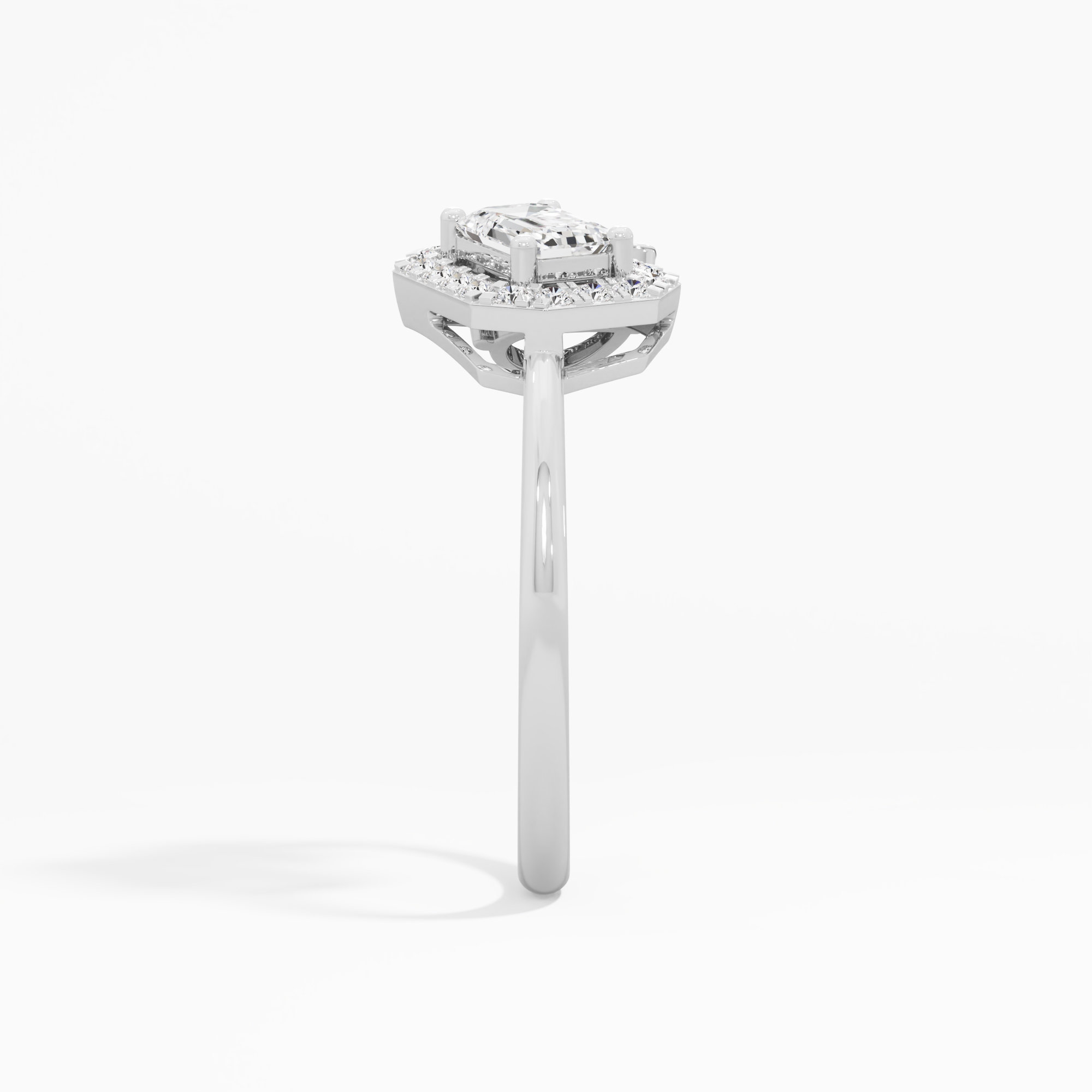 Gleaming Trinity Diamond Ring